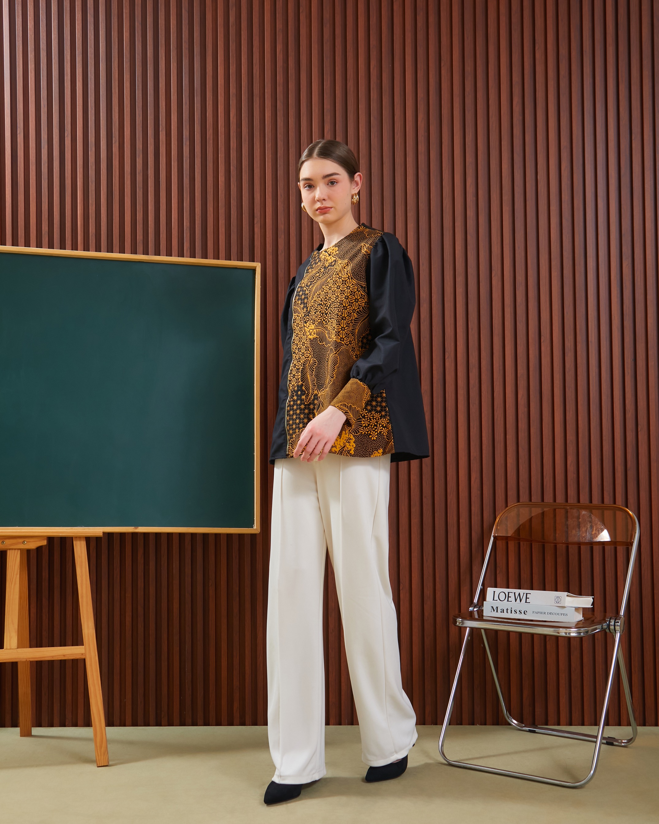MALVA BLOUSE CARAMEL