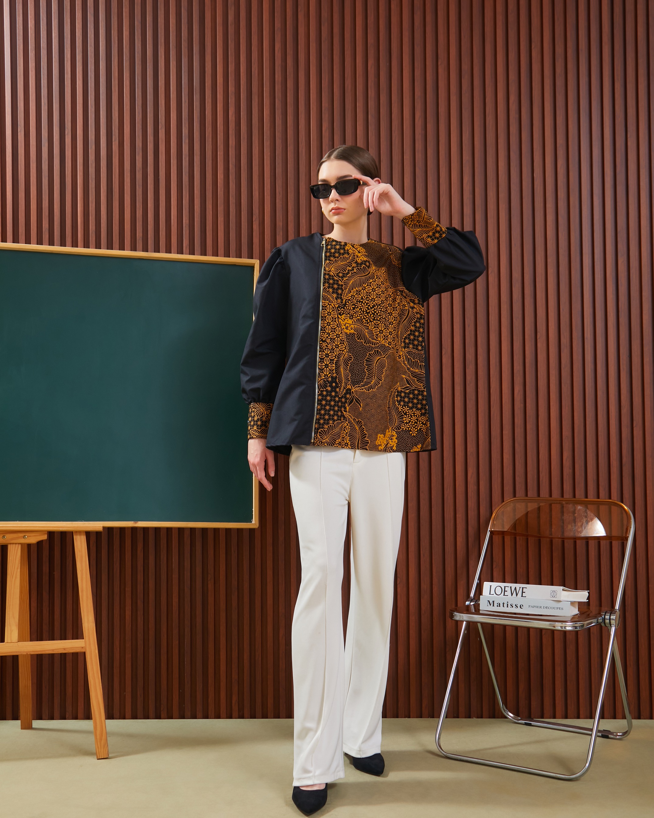 MALVA BLOUSE CARAMEL