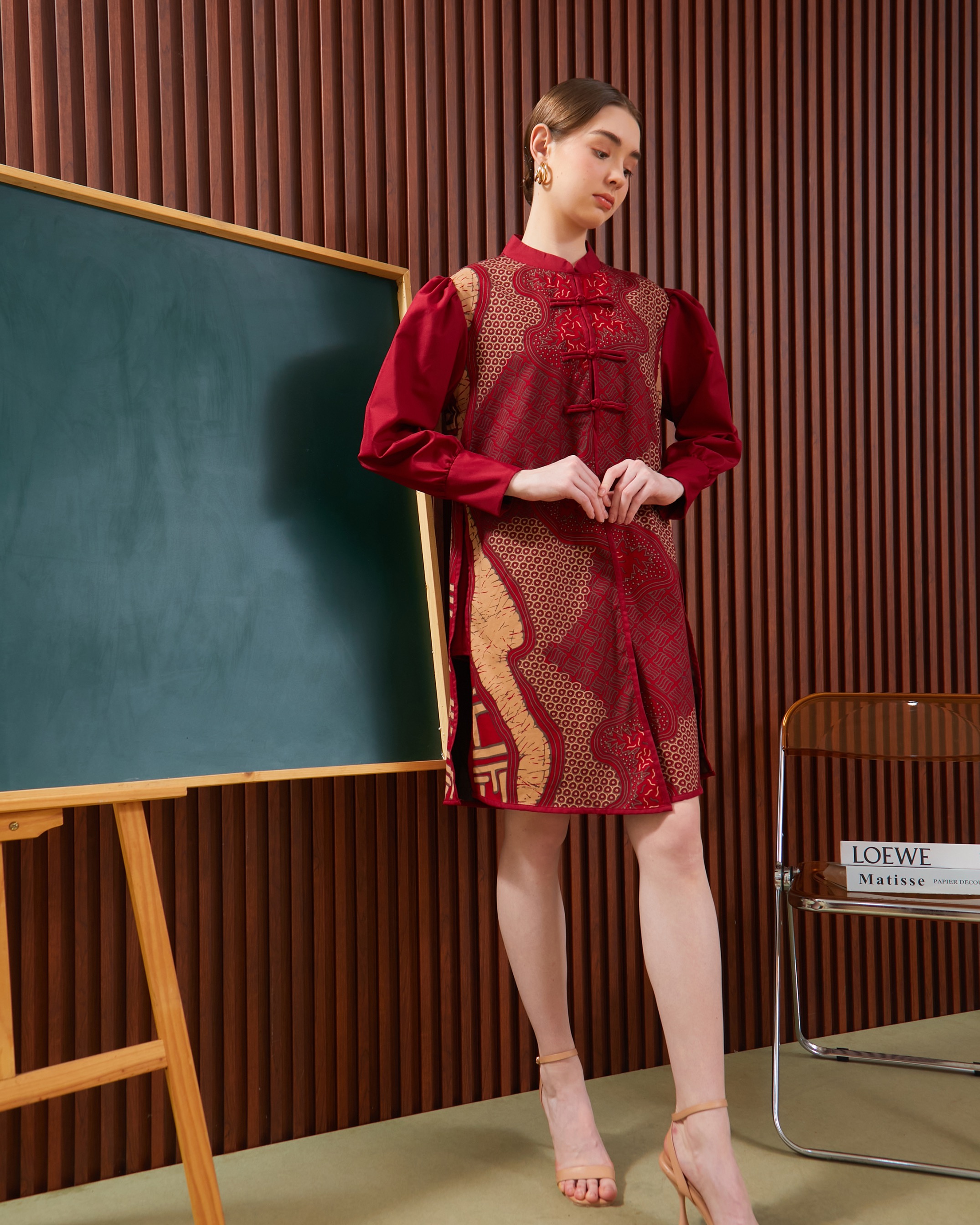 CALLA TUNIC GARNET 