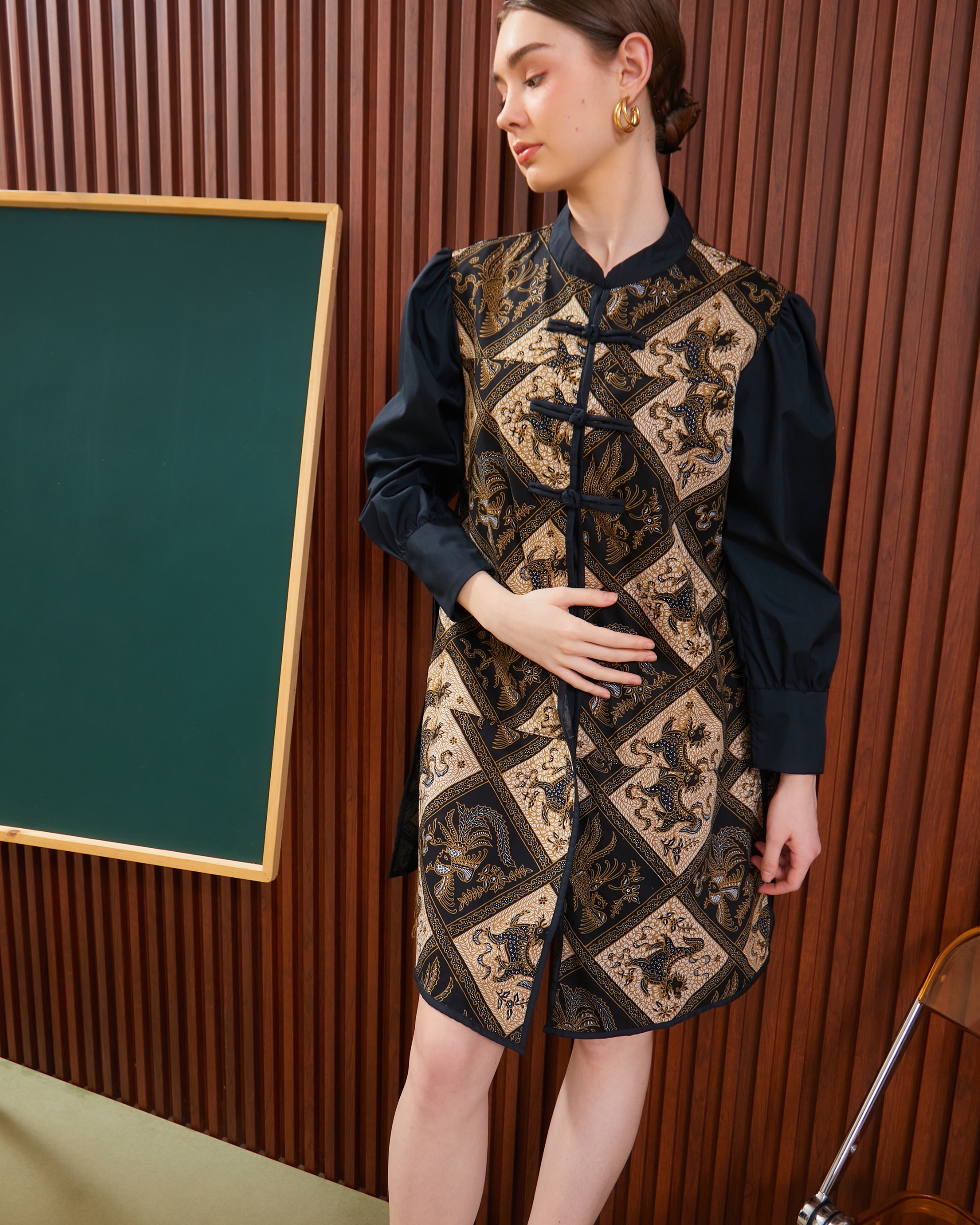 CAMELLIA TUNIC MIDNIGHT