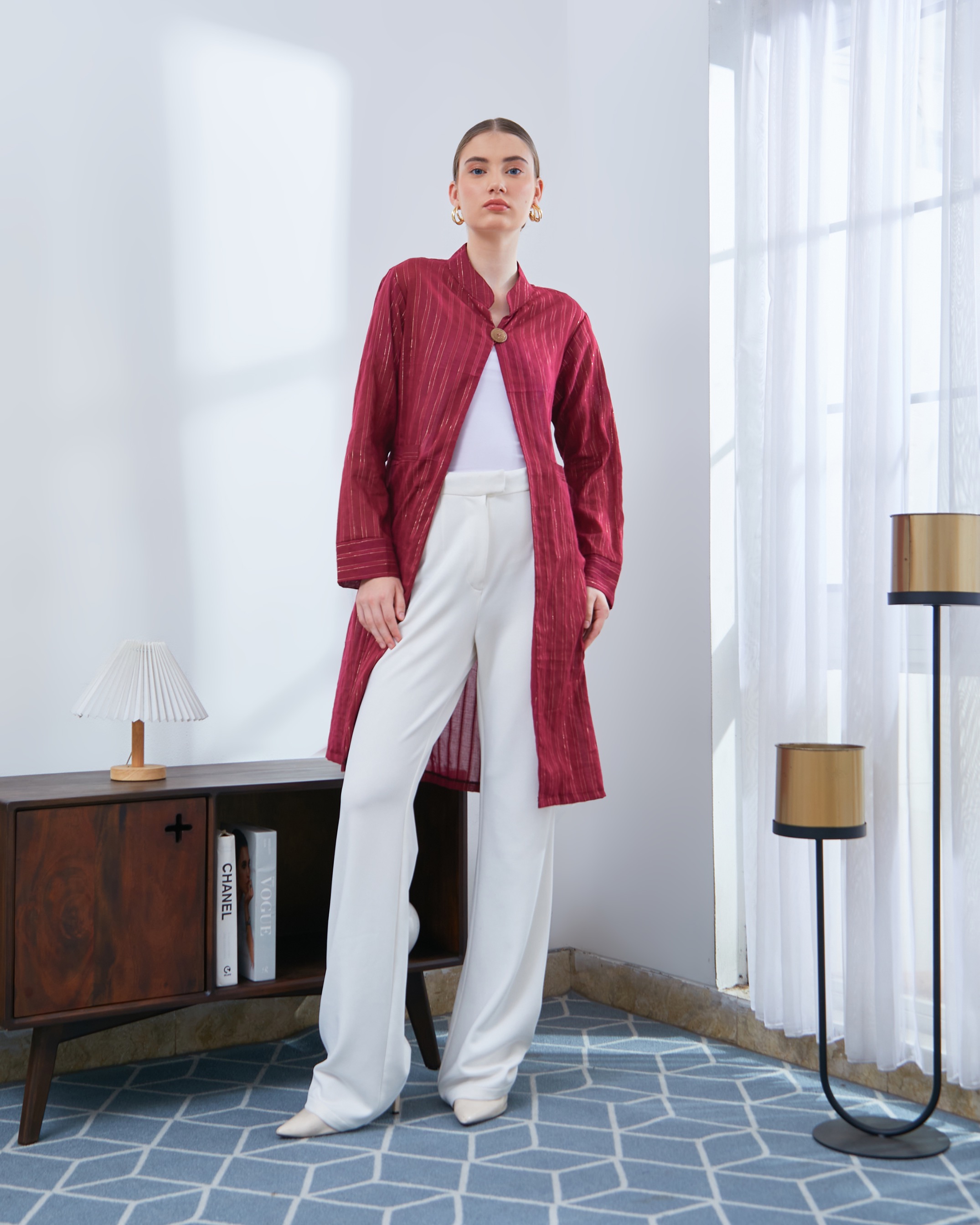LAVANYA OUTER RED MAROON