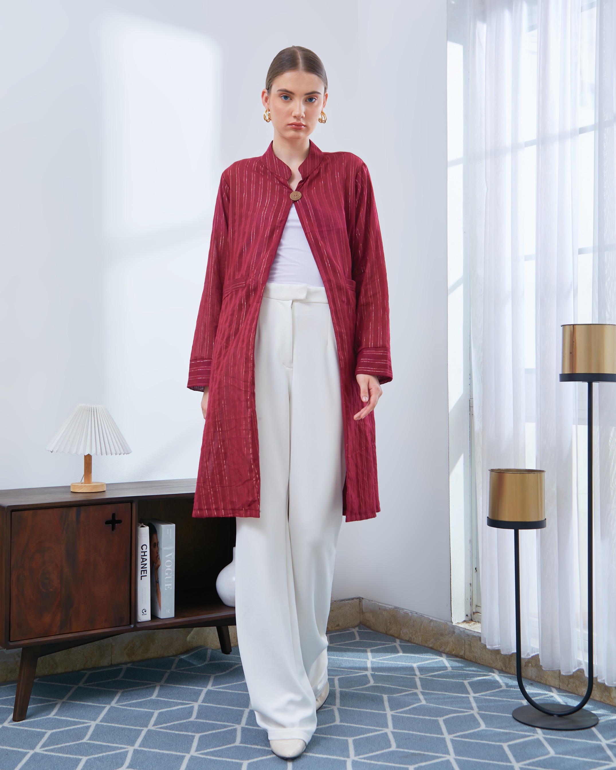 LAVANYA OUTER RED MAROON