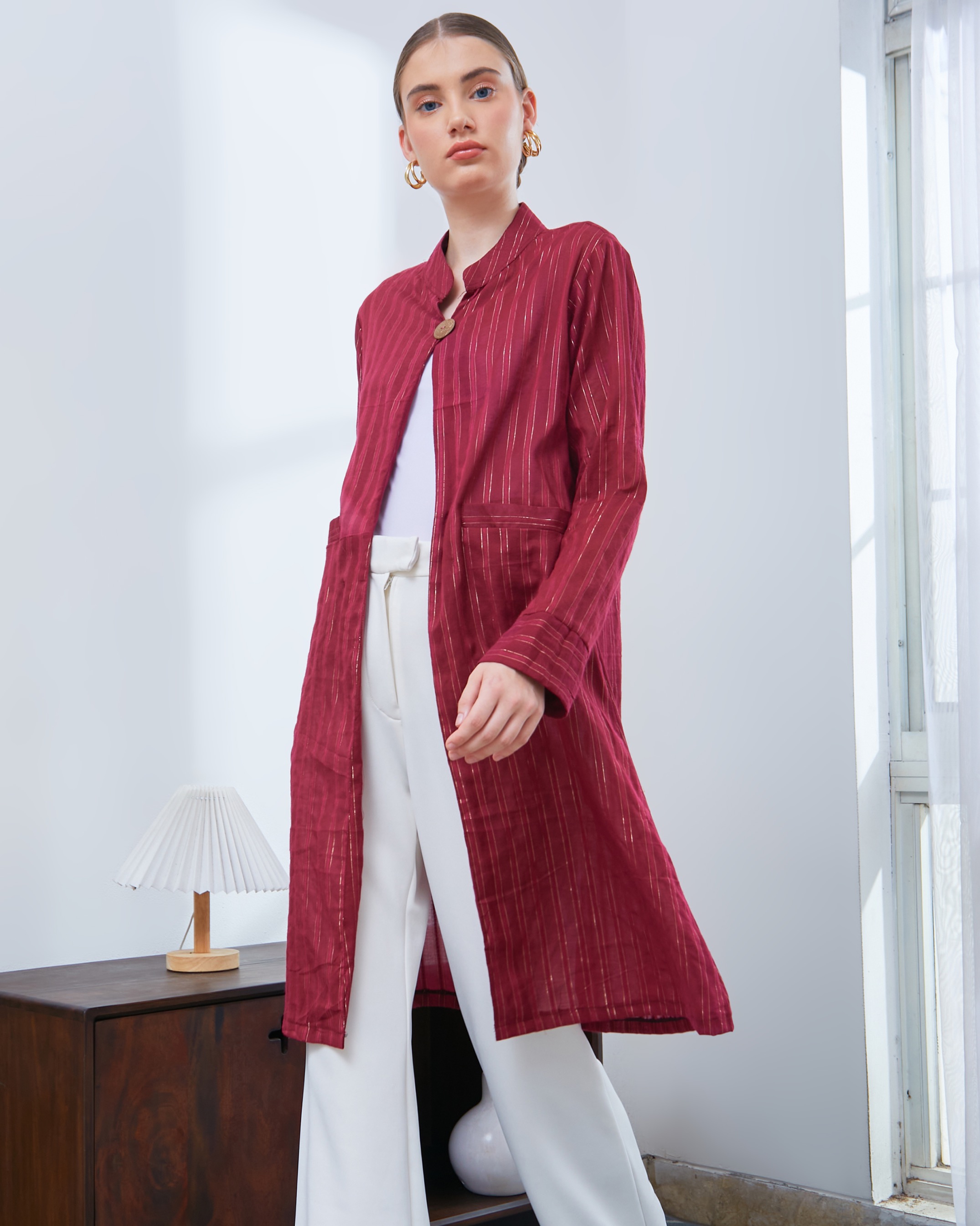 LAVANYA OUTER RED MAROON