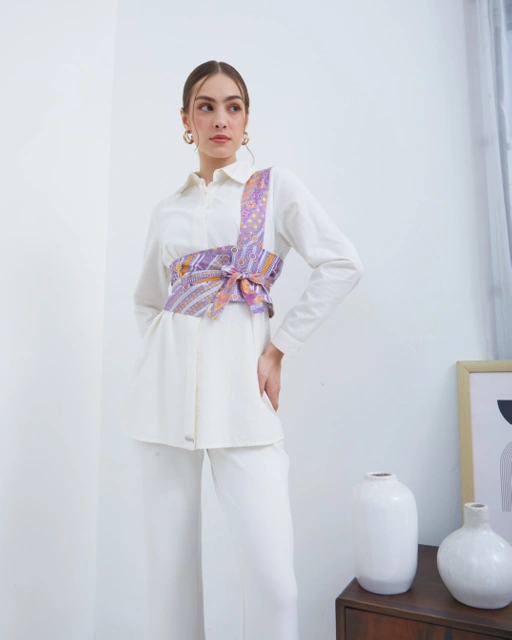 Image of AURORA LILAC TWIST BELT