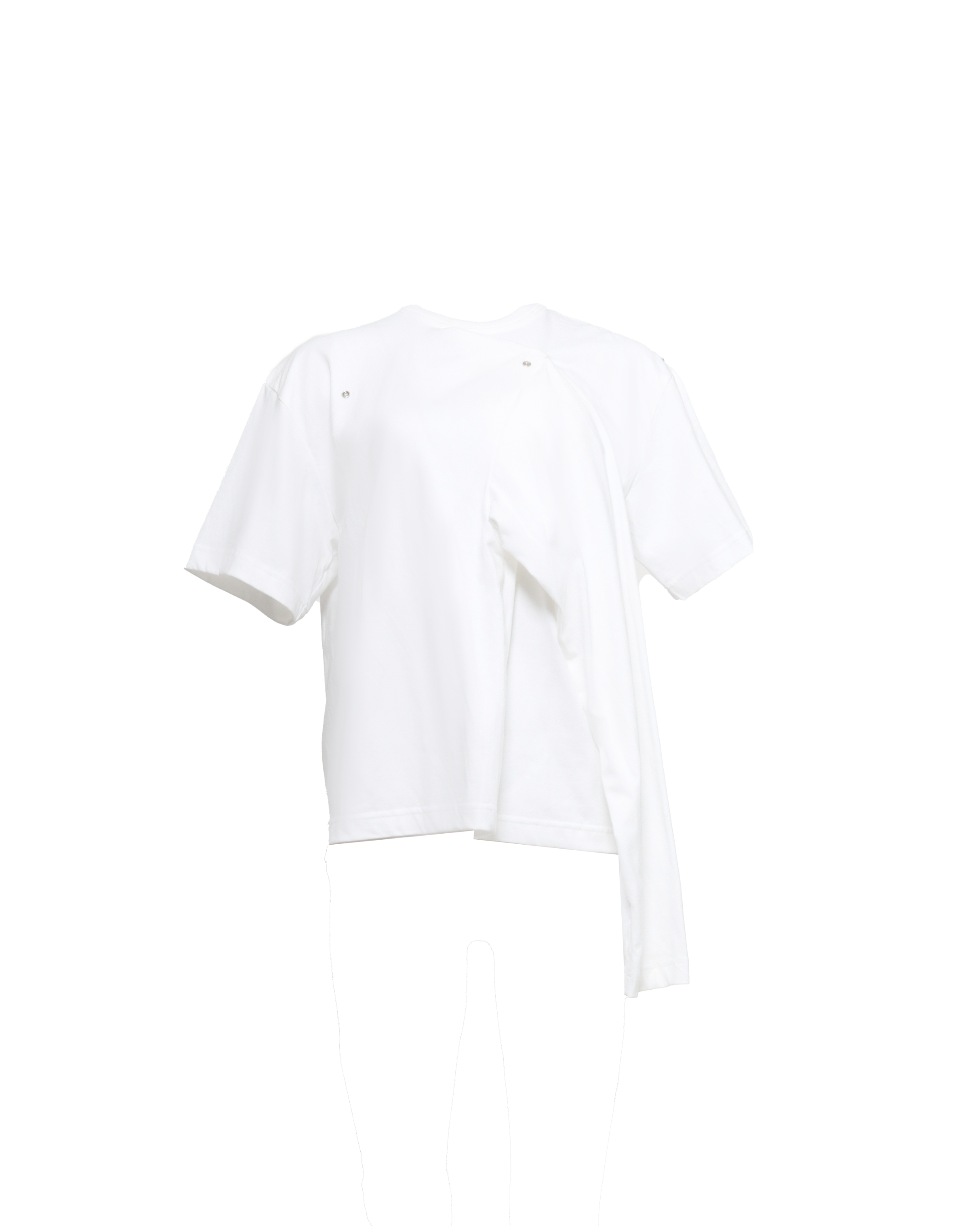 MAZE OVERSIZE TEES - WHITE