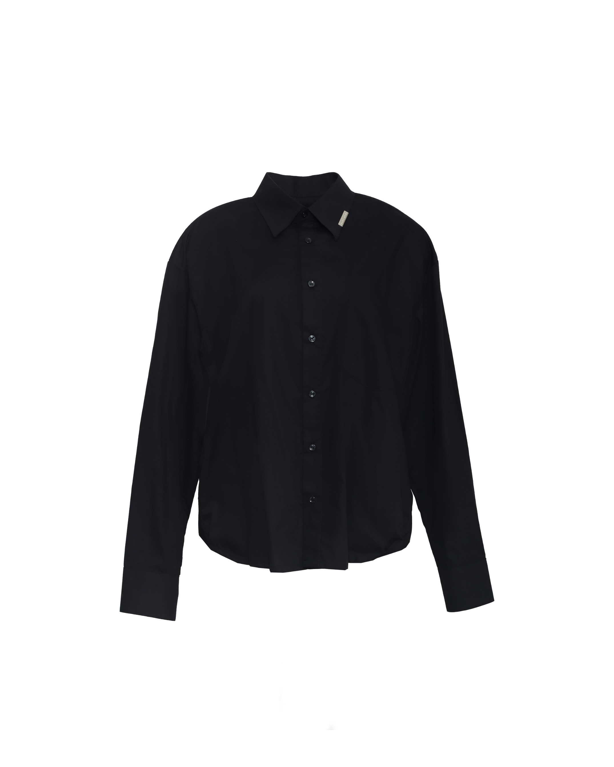 CANOPY OVERSIZE SHIRT - BLACK