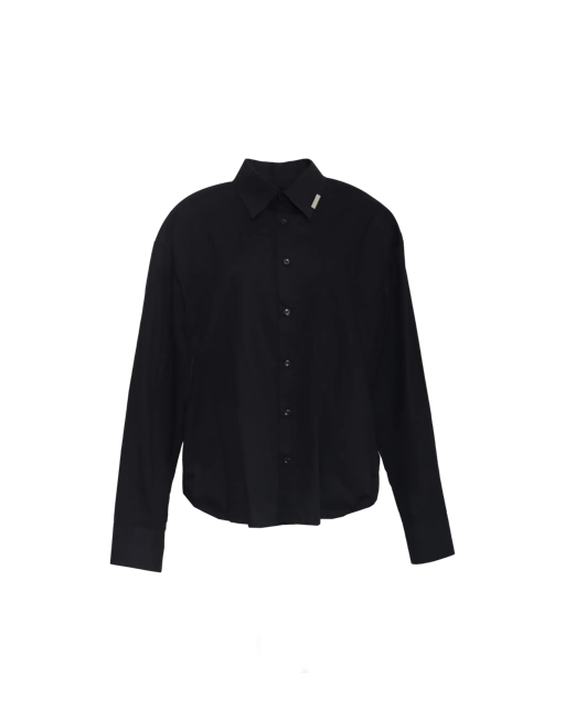 Image of CANOPY OVERSIZE SHIRT - BLACK