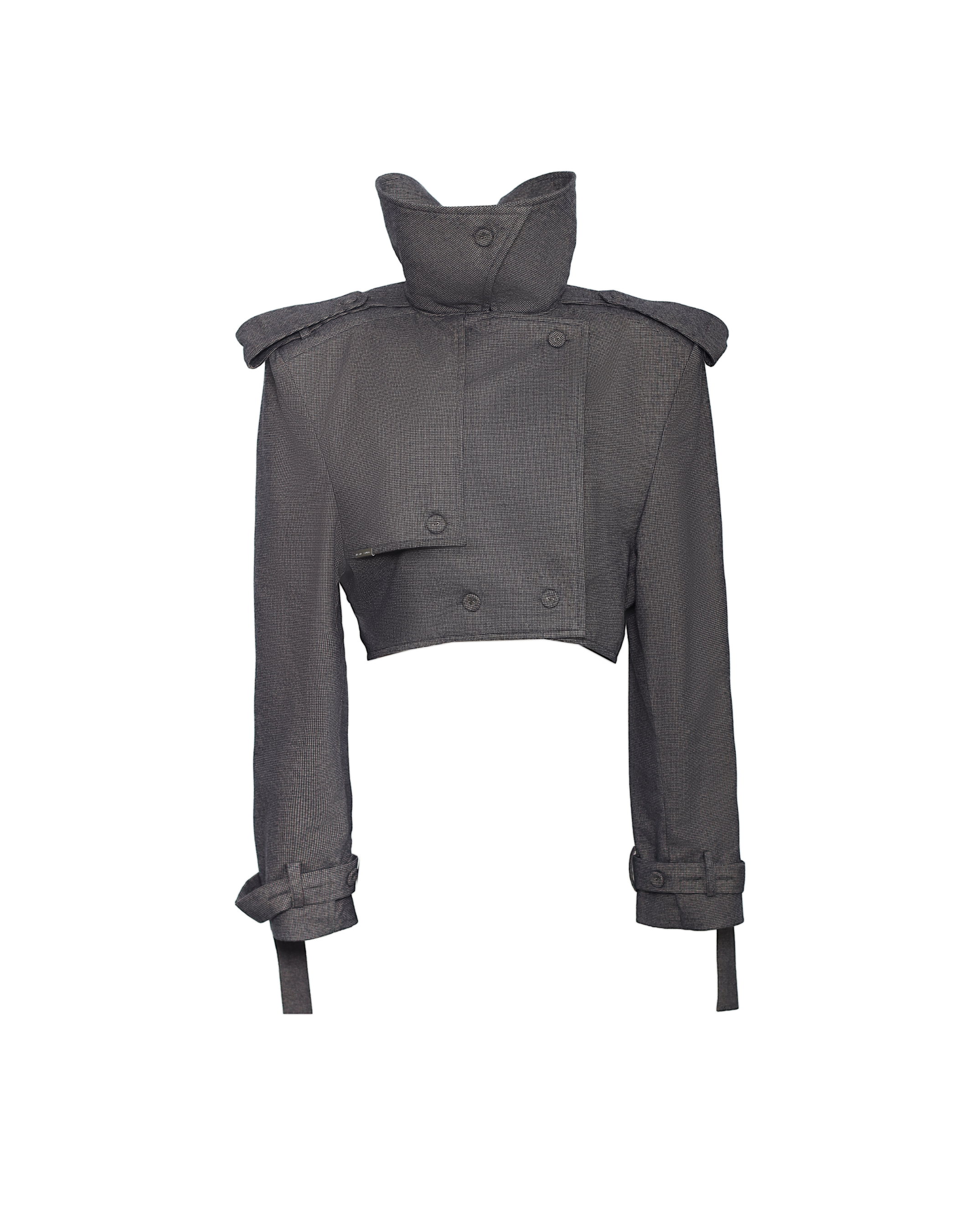 TRENCH STRUCTURED JACKETS - HERRINGBONE