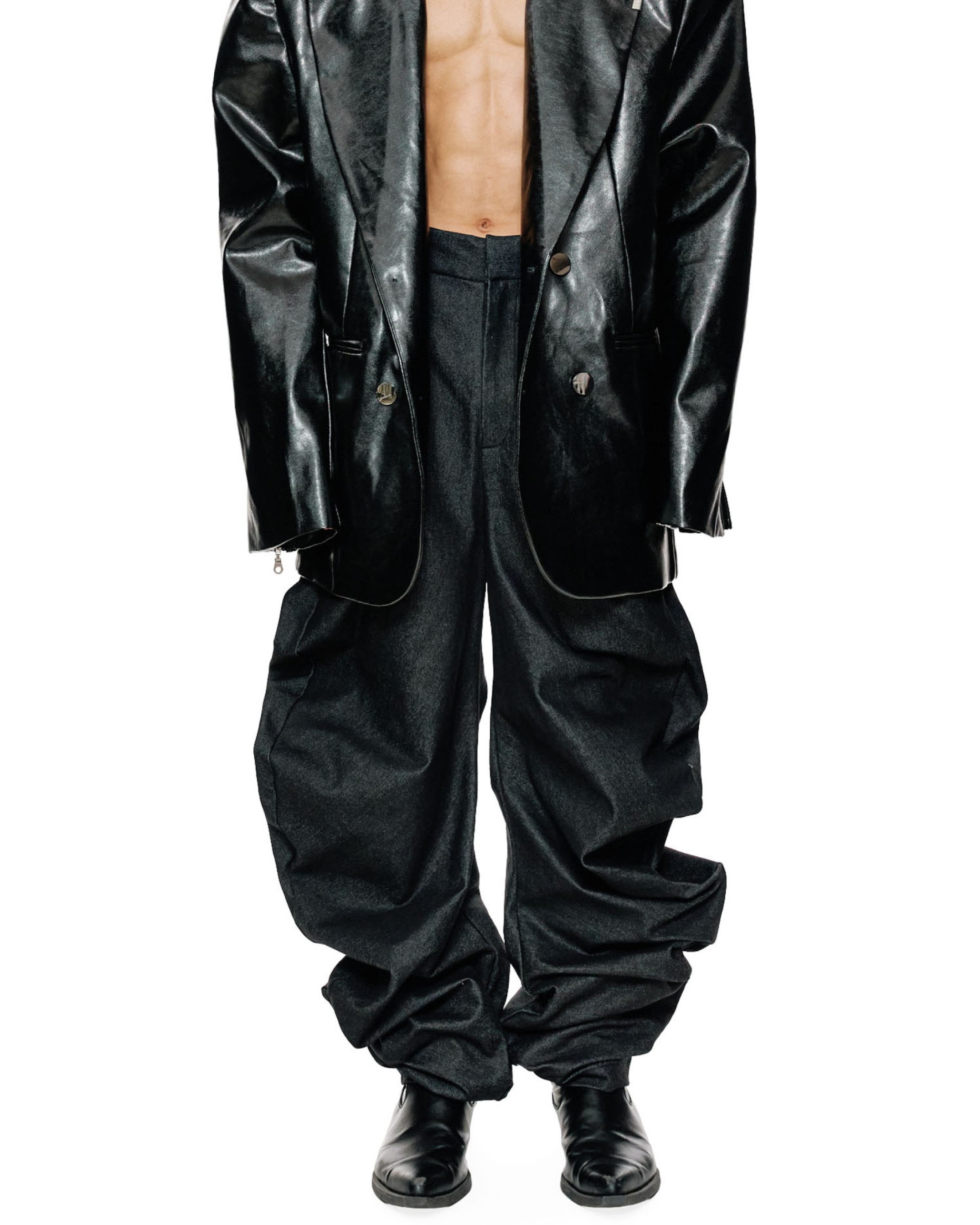 RIDGE TROUSERS - BLACK DENIM