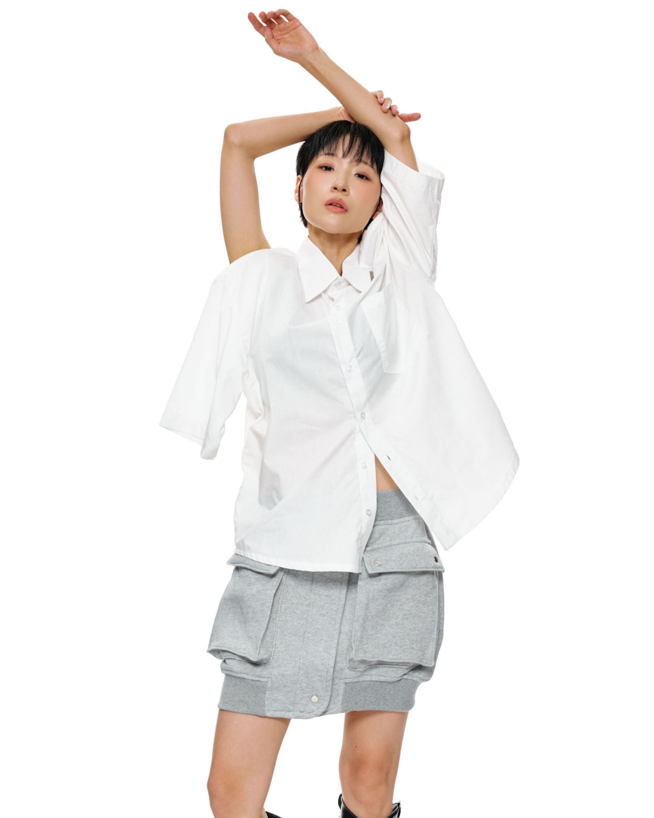 CANOPY OVERSIZE SHORT SLEEVE - WHITE