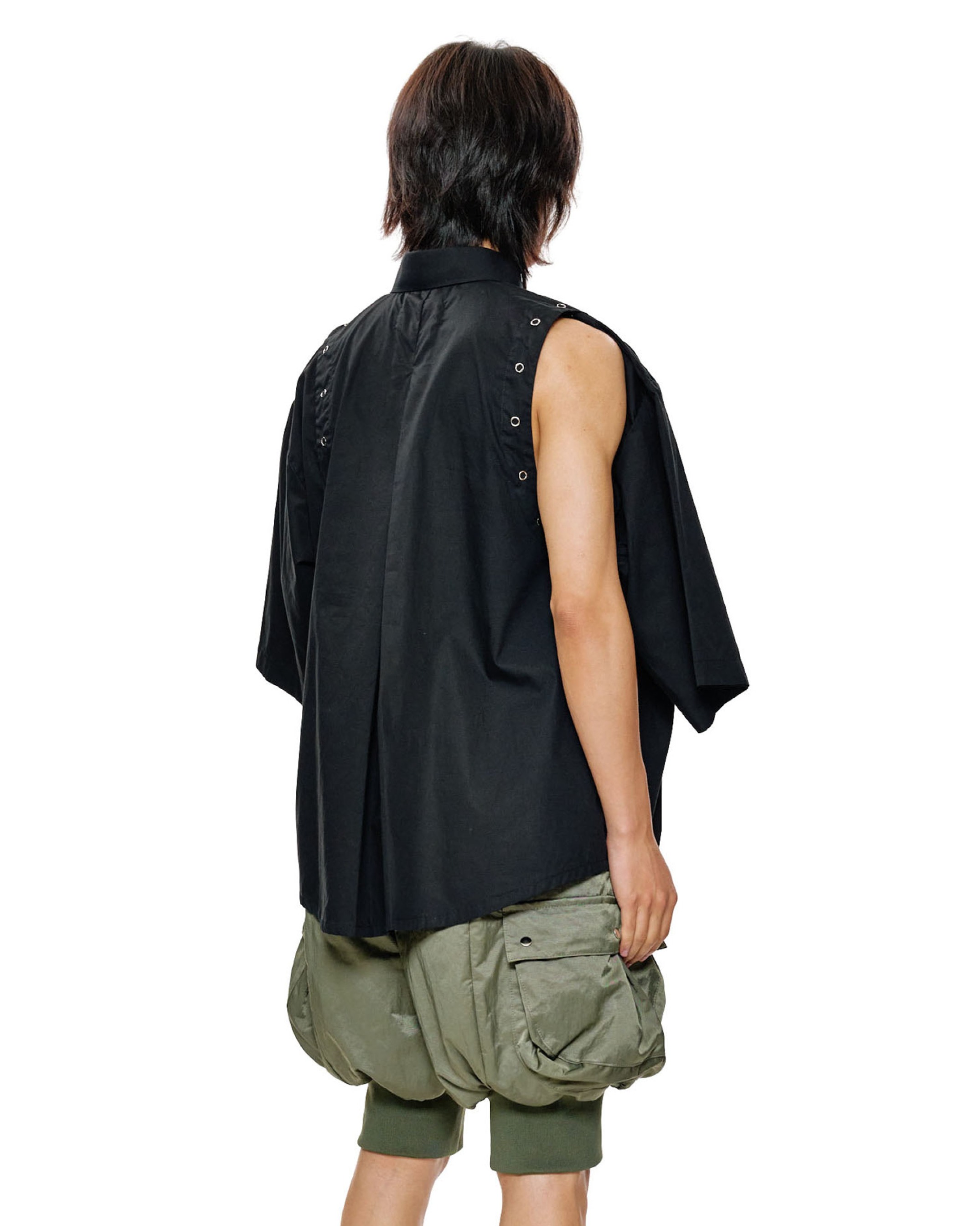 CANOPY OVERSIZE SHORT SLEEVE - BLACK 