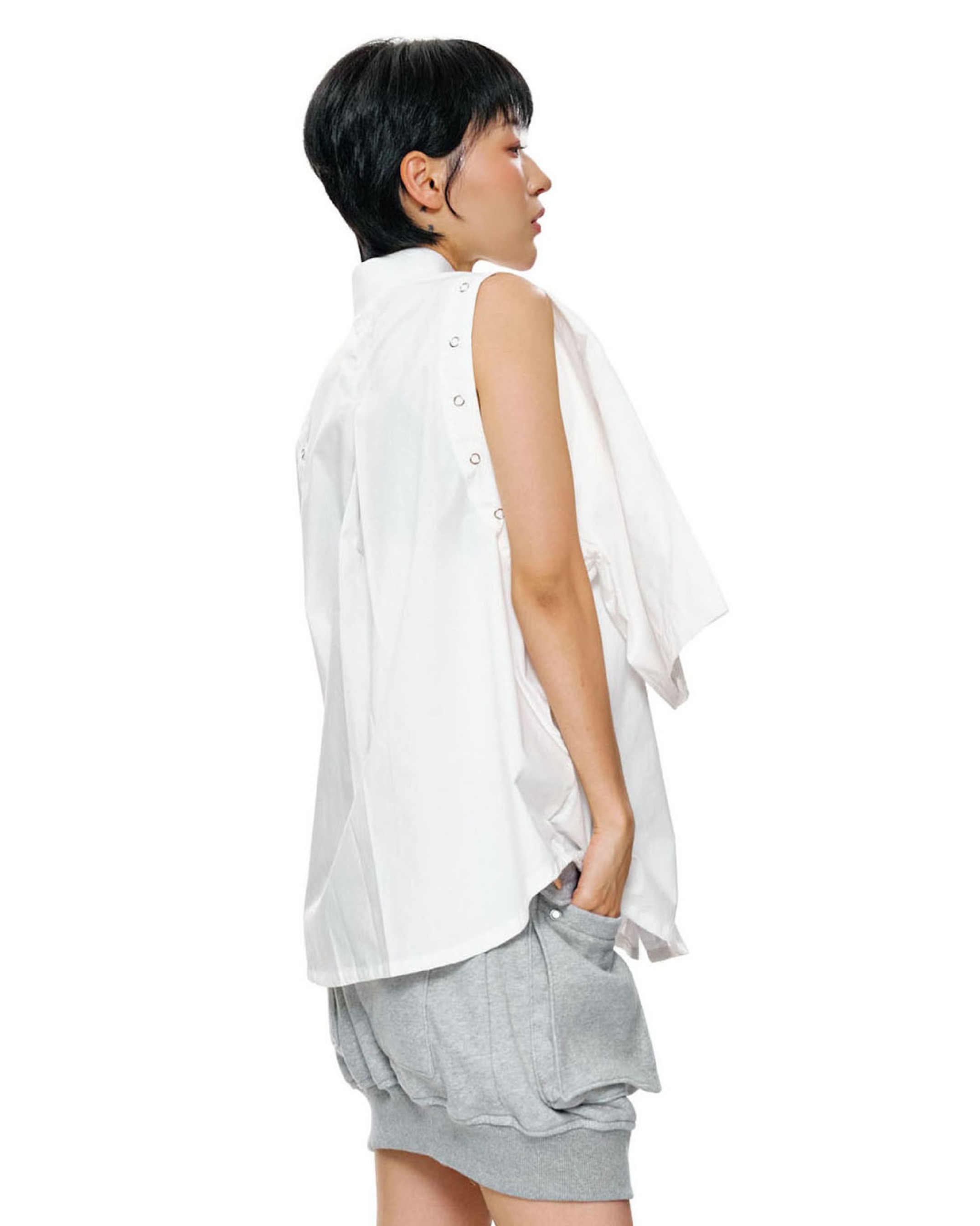 CANOPY OVERSIZE SHORT SLEEVE - WHITE
