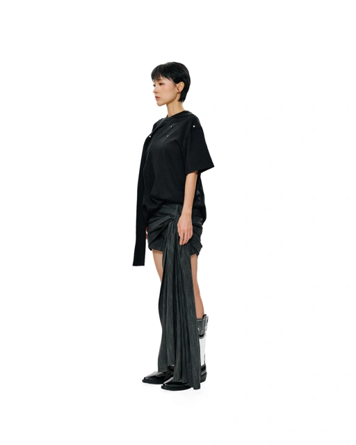 Image of DRIFT MINI SKIRT - BLACK