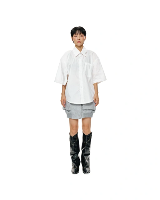 Image of CANOPY OVERSIZE SHORT SLEEVE - WHITE