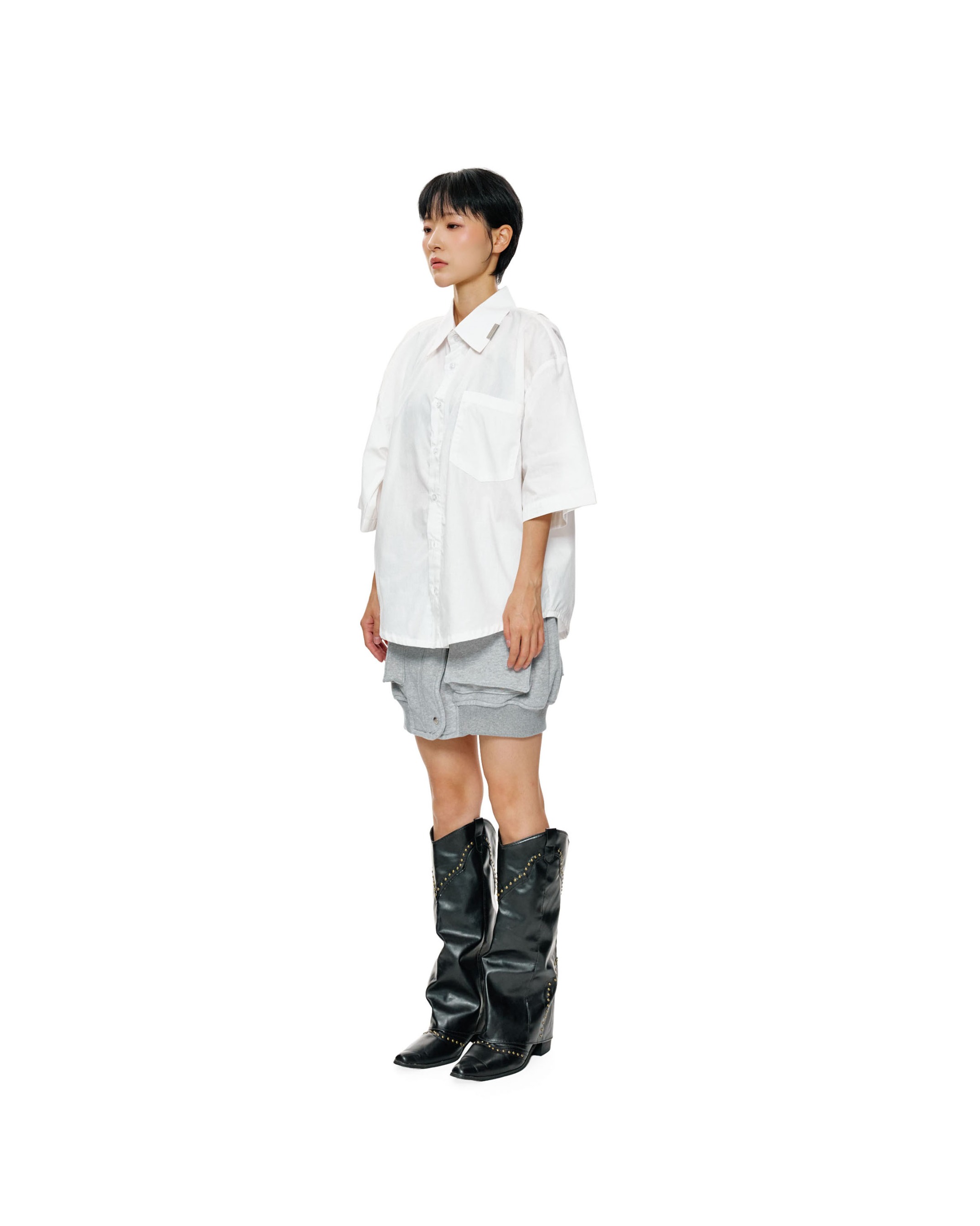 CANOPY OVERSIZE SHORT SLEEVE - WHITE