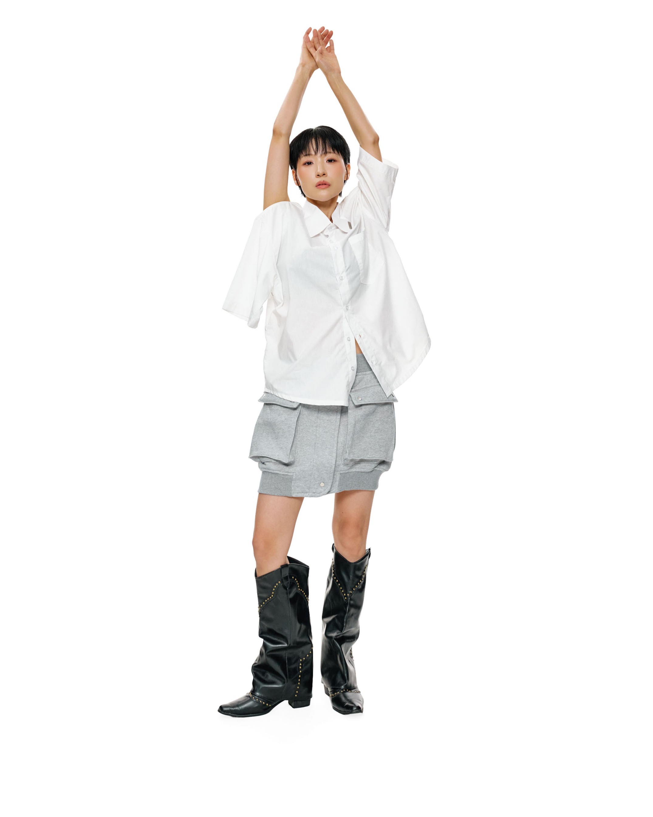 CANOPY OVERSIZE SHORT SLEEVE - WHITE