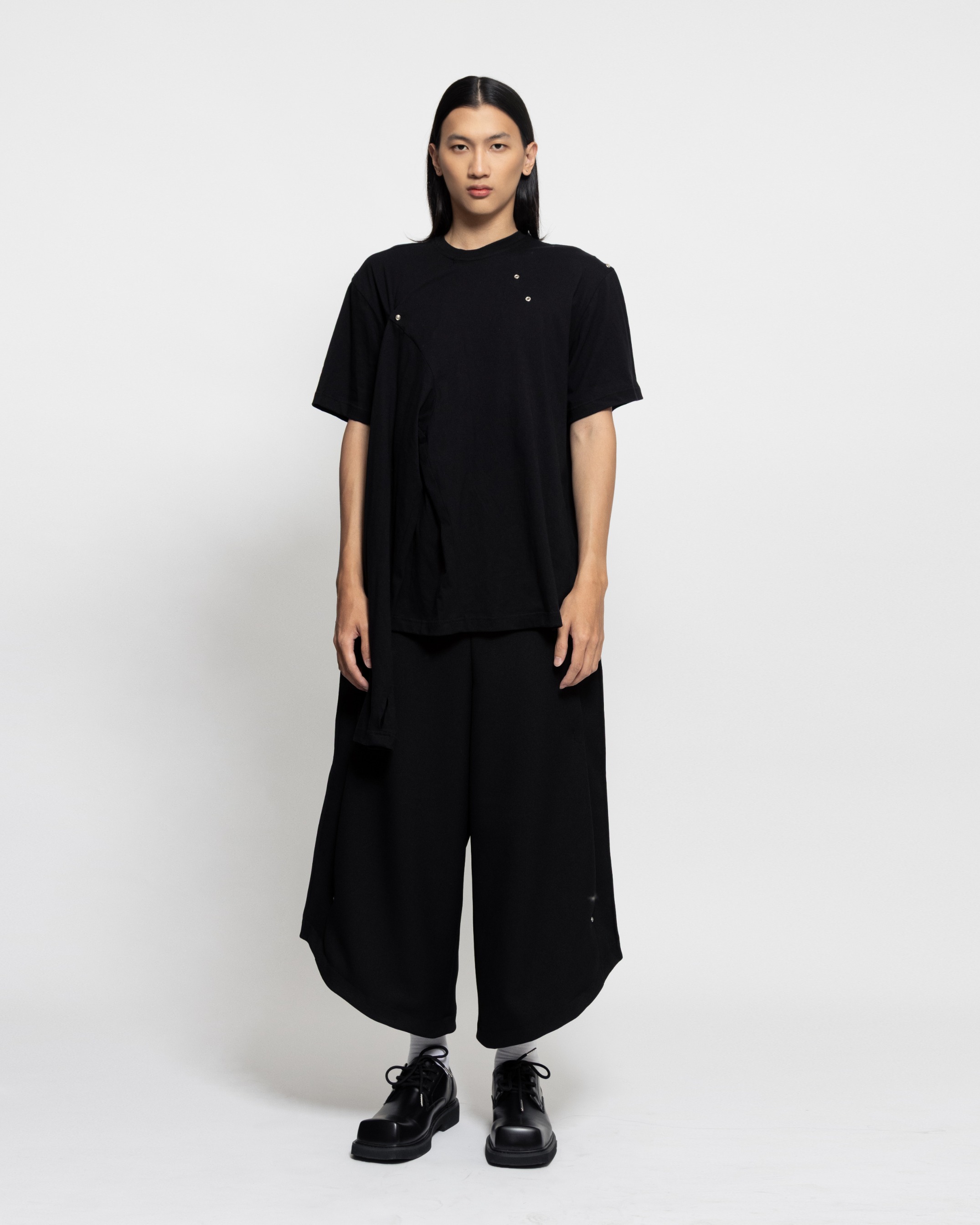 MAZE OVERSIZE TEES - BLACK