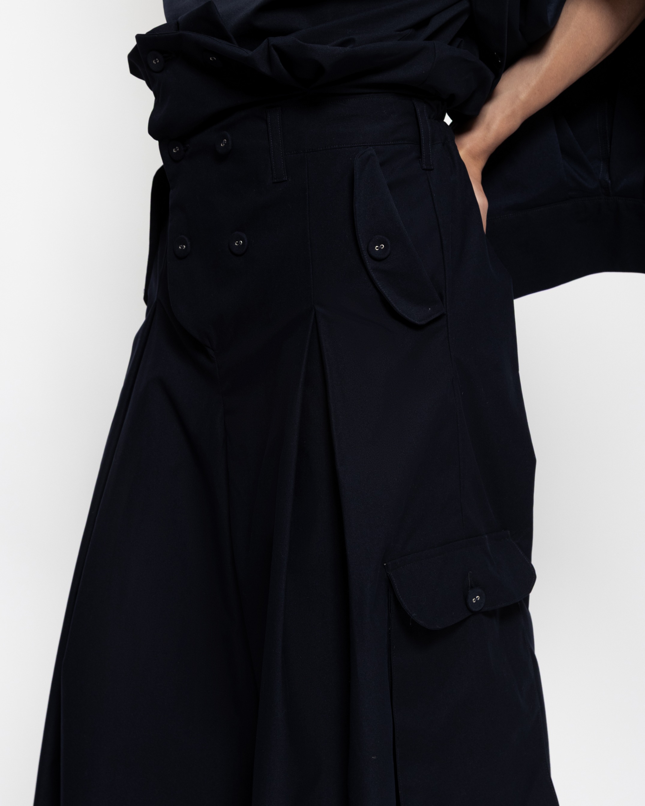 TRENCH TROUSERS - NAVY