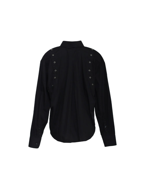Image of CANOPY OVERSIZE SHIRT - BLACK