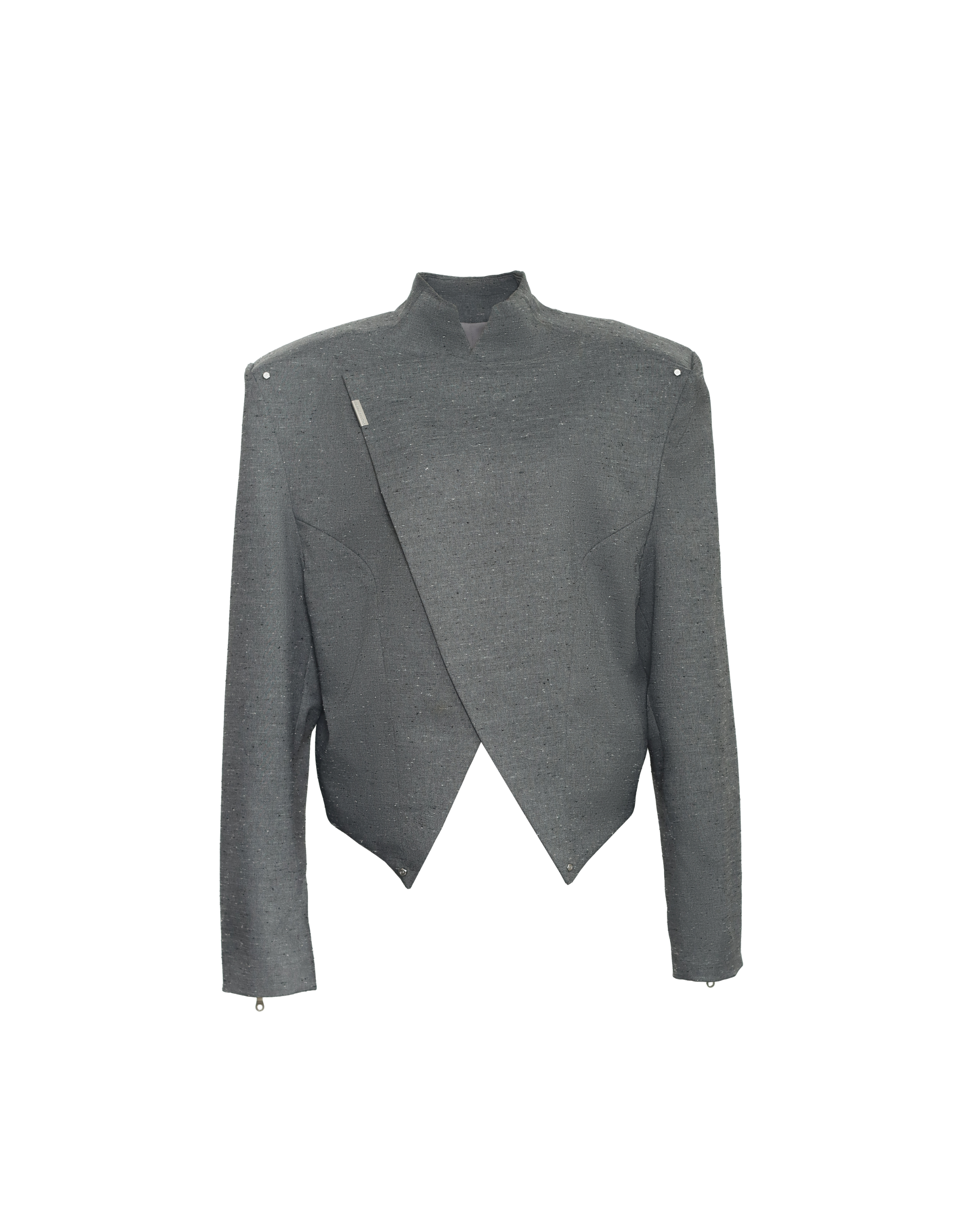ANGULAR BOXY BESKAP - GRAY