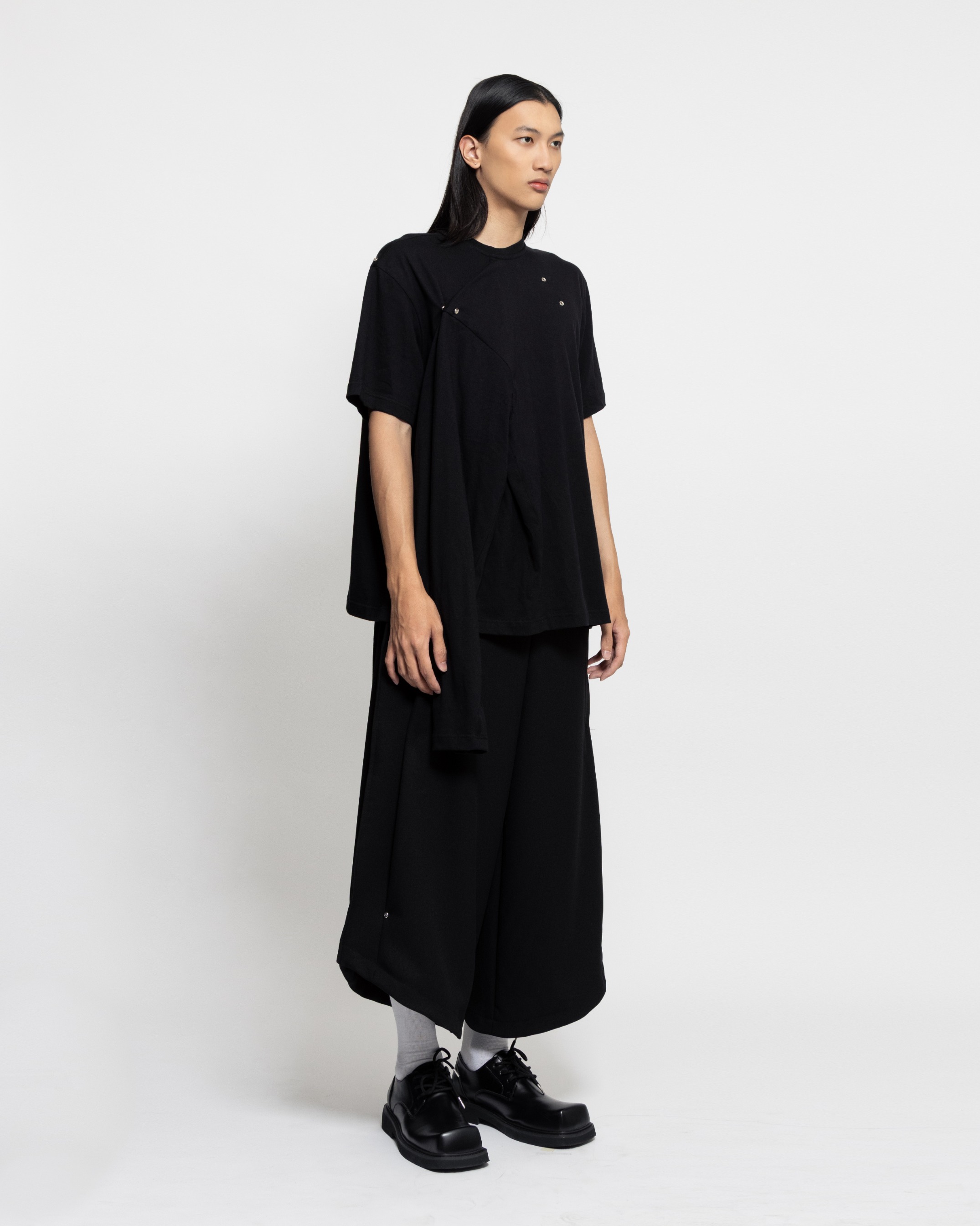 MAZE OVERSIZE TEES - BLACK