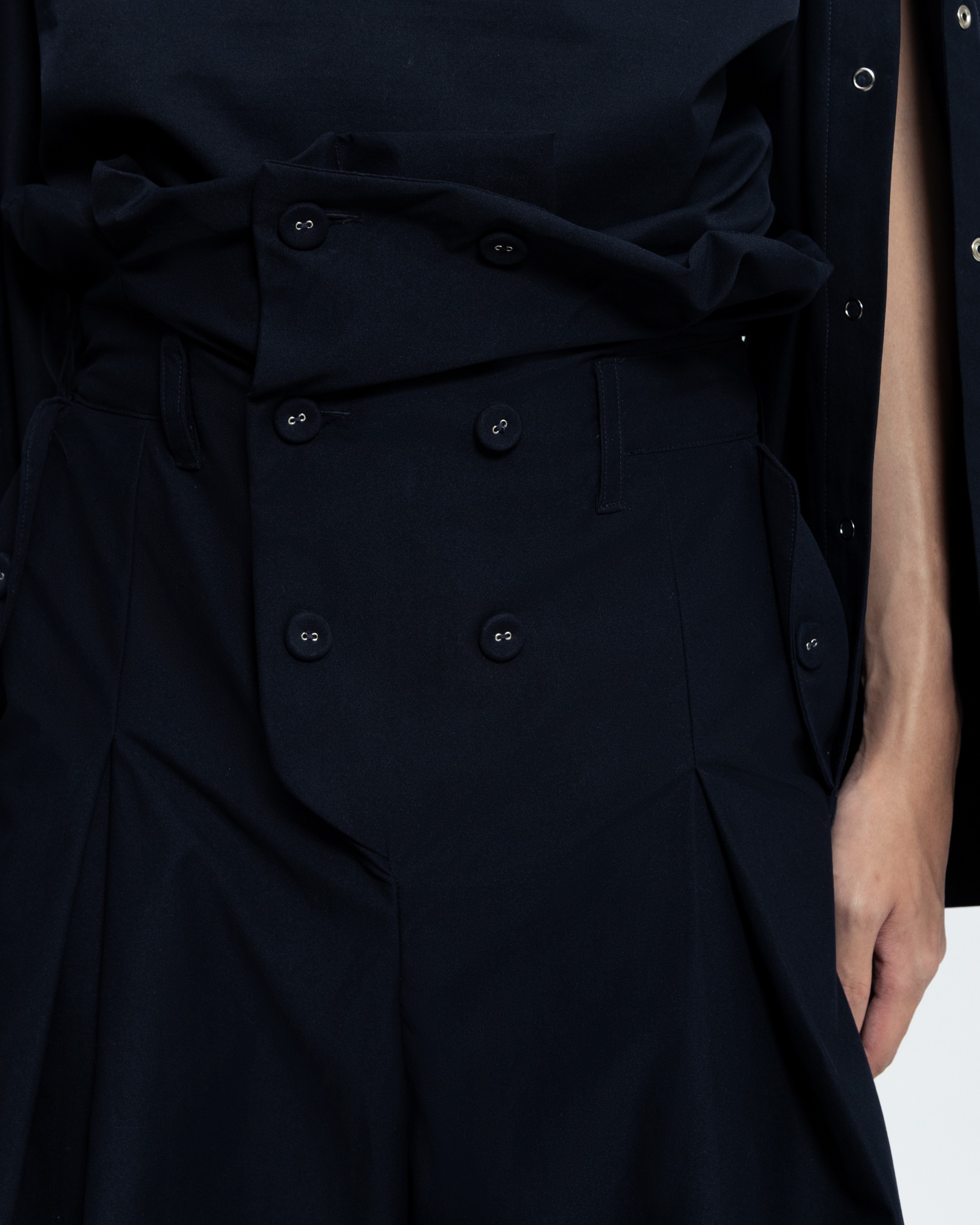 TRENCH TROUSERS - NAVY