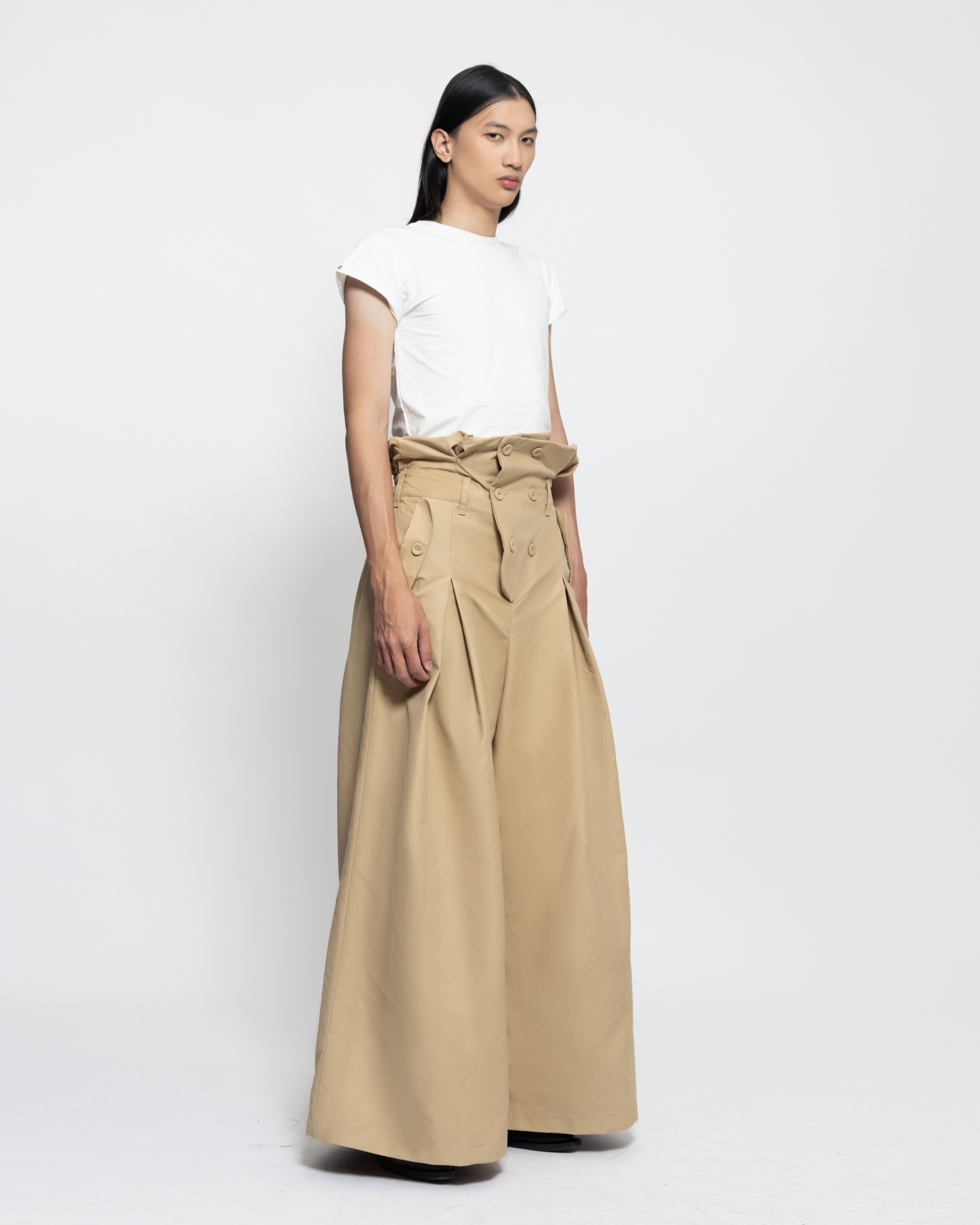 TRENCH TROUSERS - BEIGE