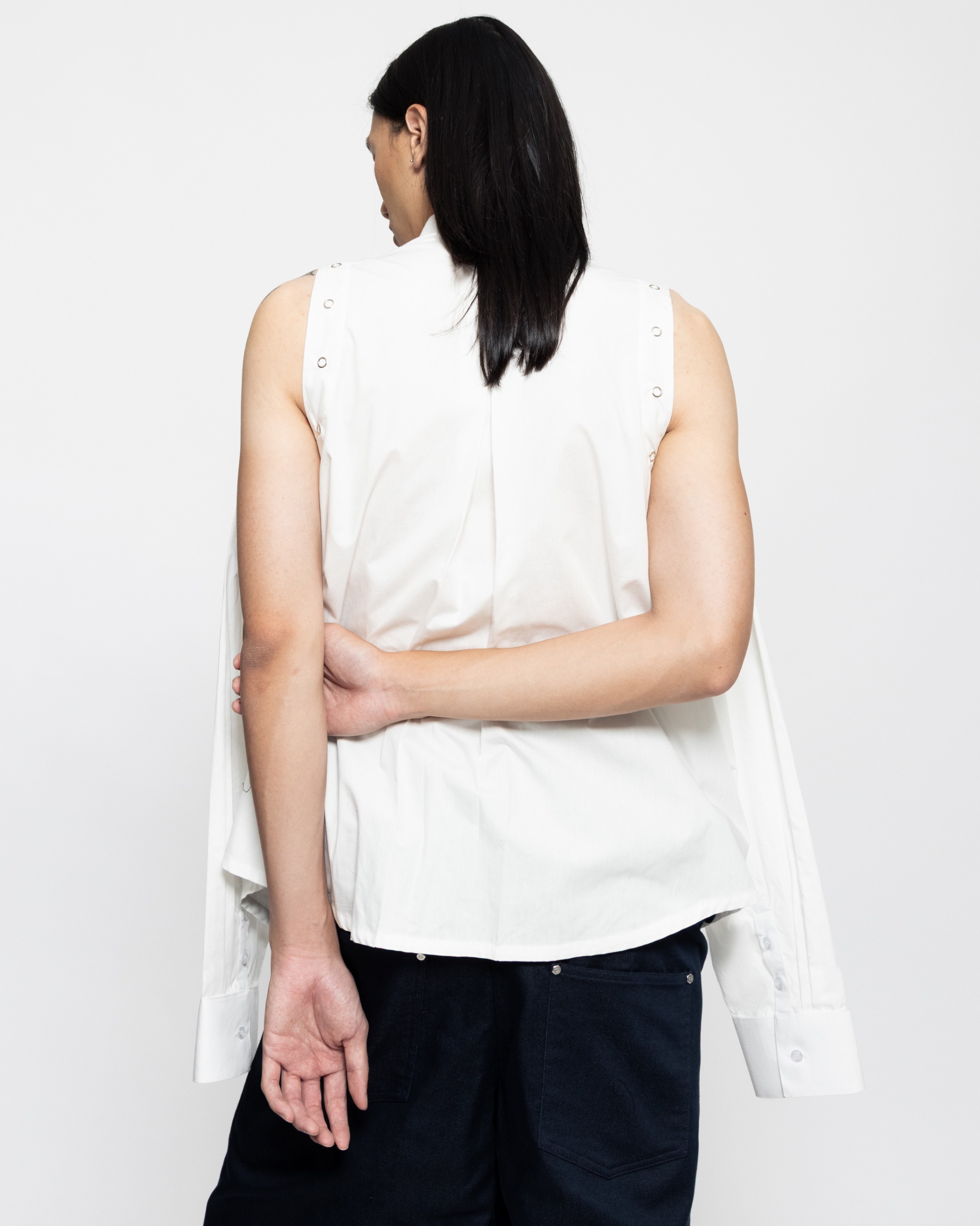 CANOPY OVERSIZE SHIRT - WHITE