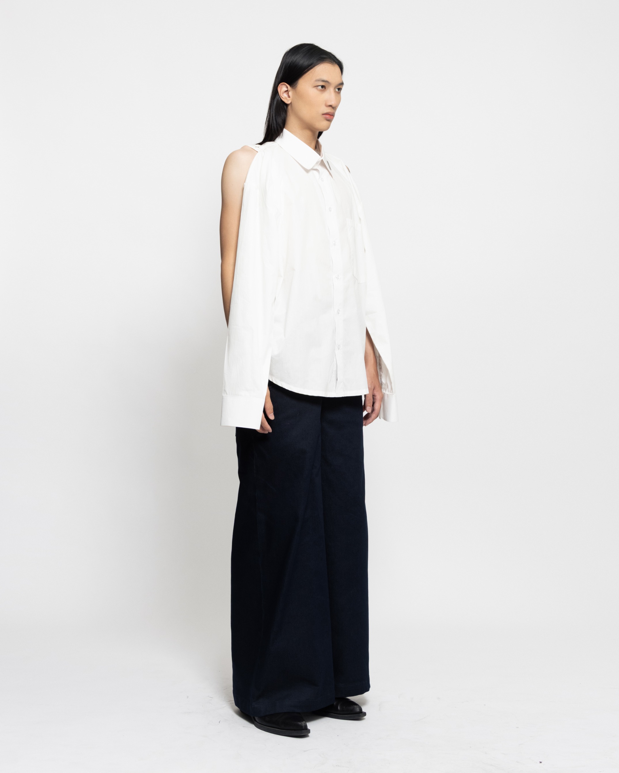 CANOPY OVERSIZE SHIRT - WHITE