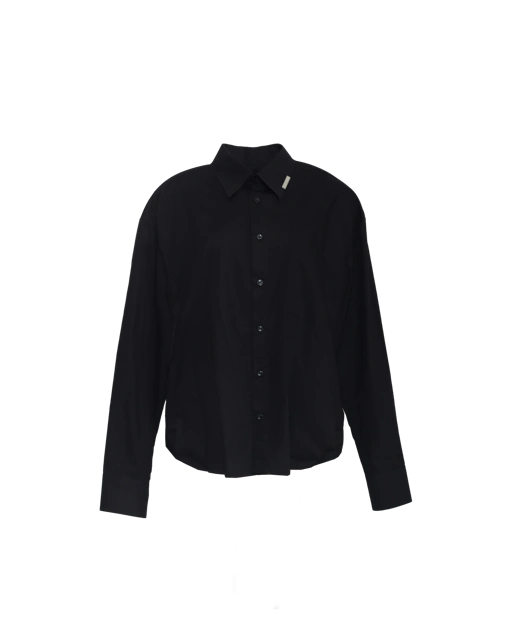 Image of CANOPY OVERSIZE SHIRT - BLACK