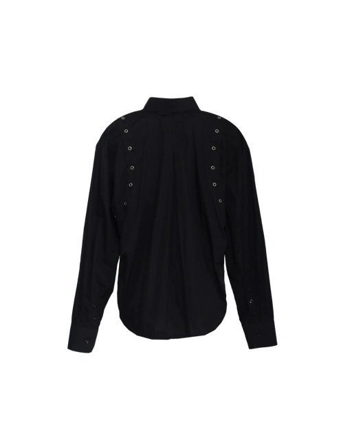 Image of CANOPY OVERSIZE SHIRT - BLACK
