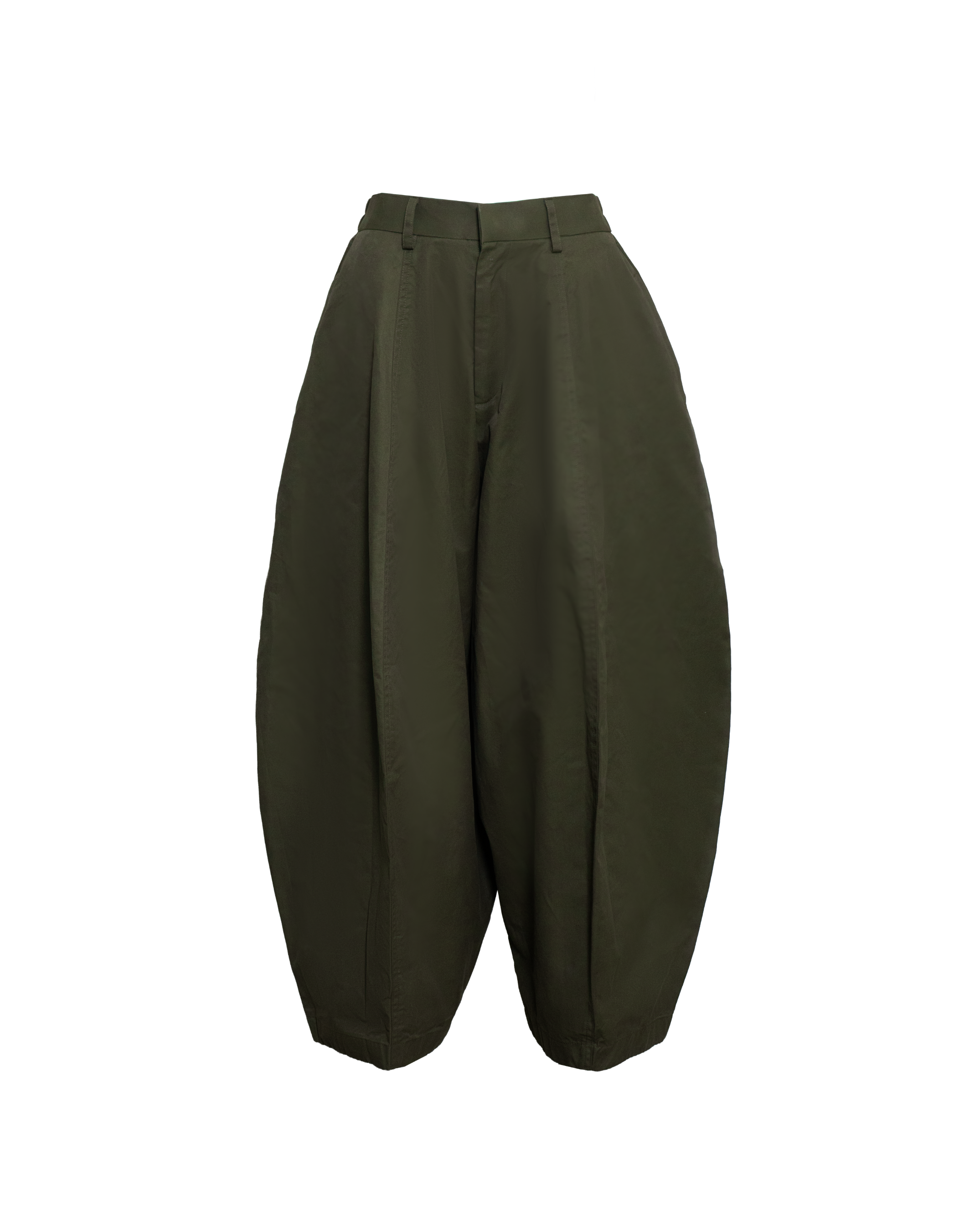 CURVED WIDE TROUSERS