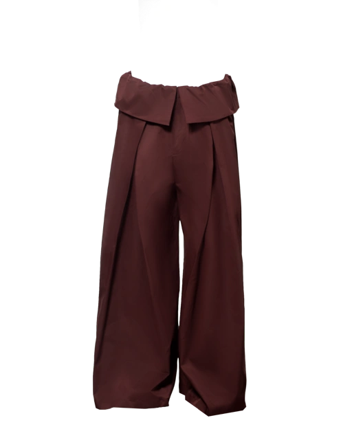 LOOP FOLDED TROUSERS