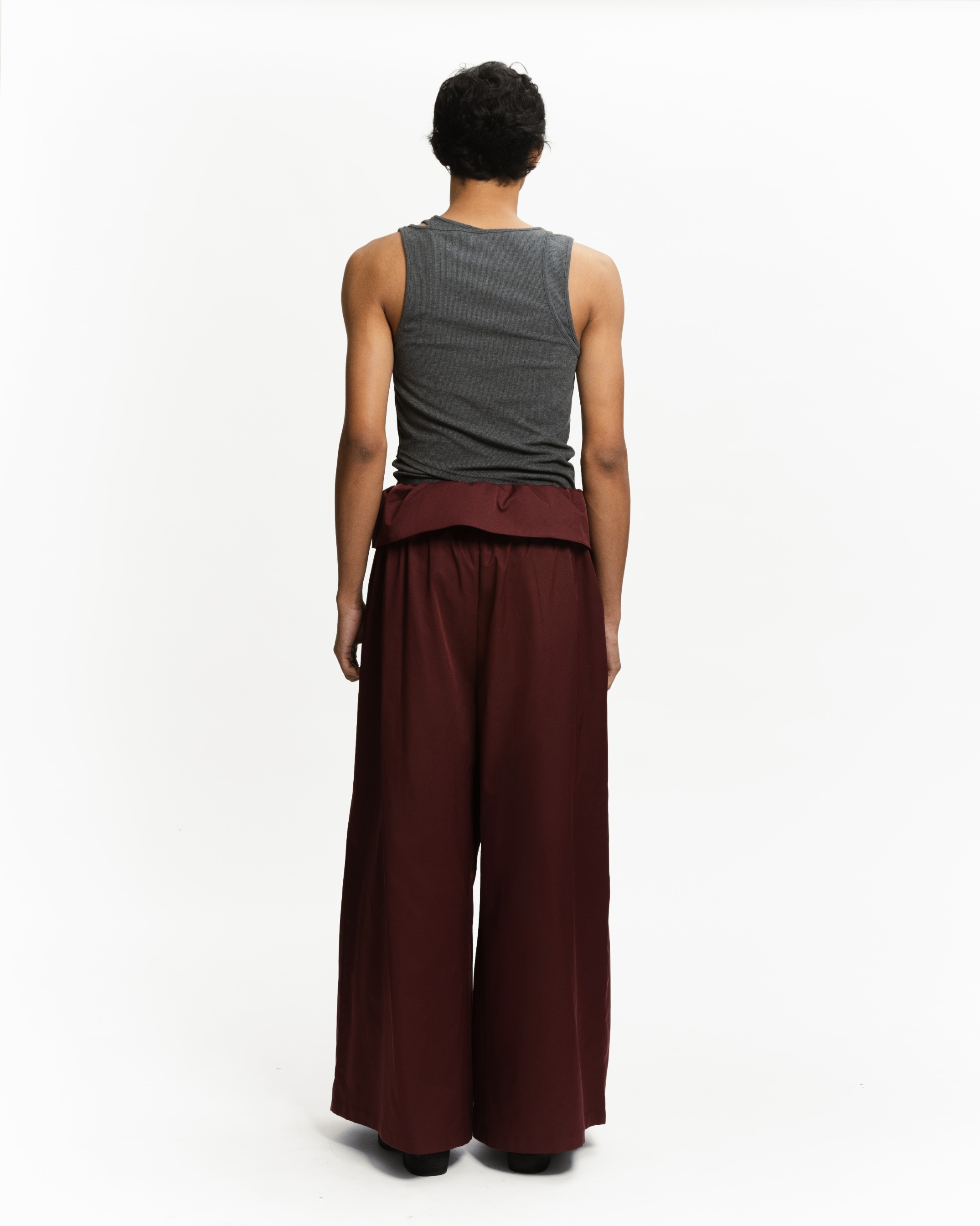 LOOP FOLDED TROUSERS