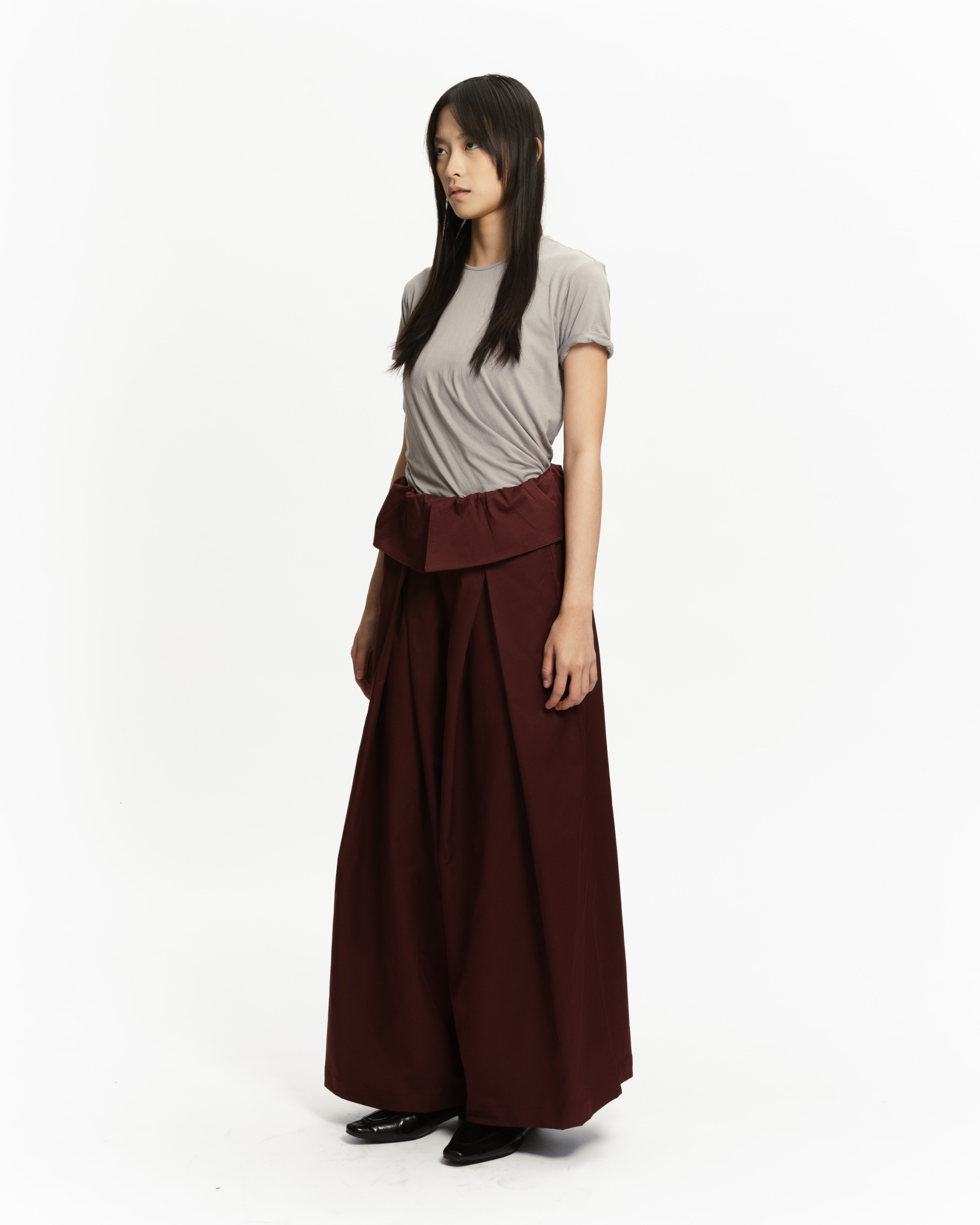 LOOP FOLDED TROUSERS