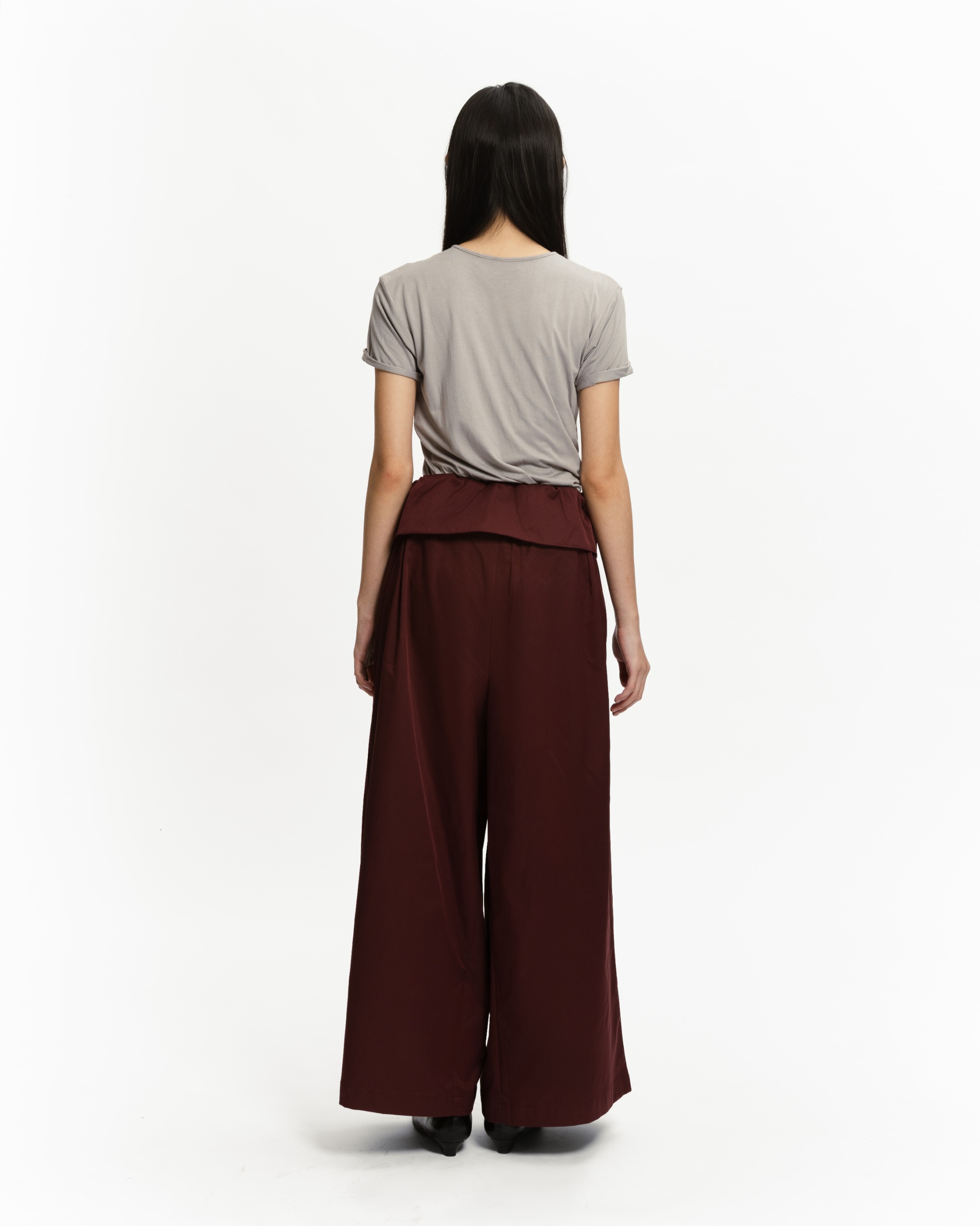 LOOP FOLDED TROUSERS
