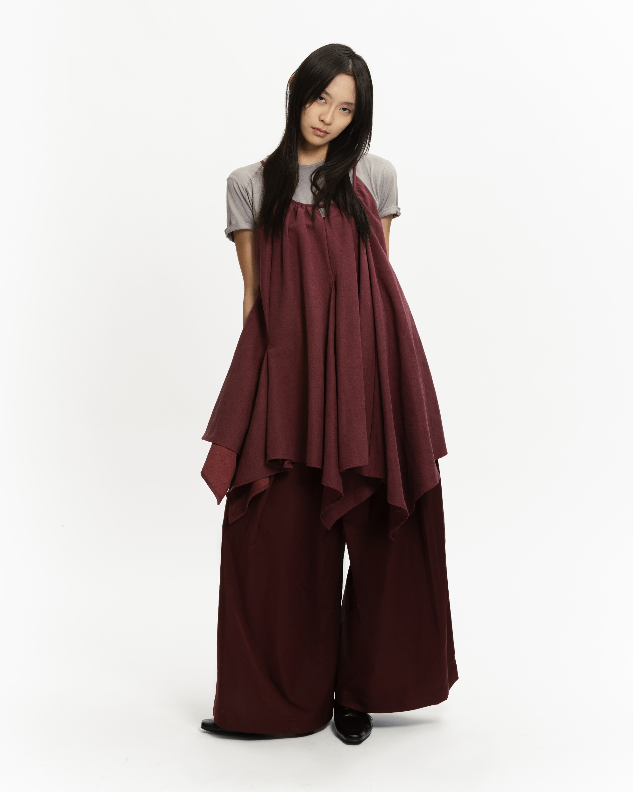 LOOP FOLDED TROUSERS