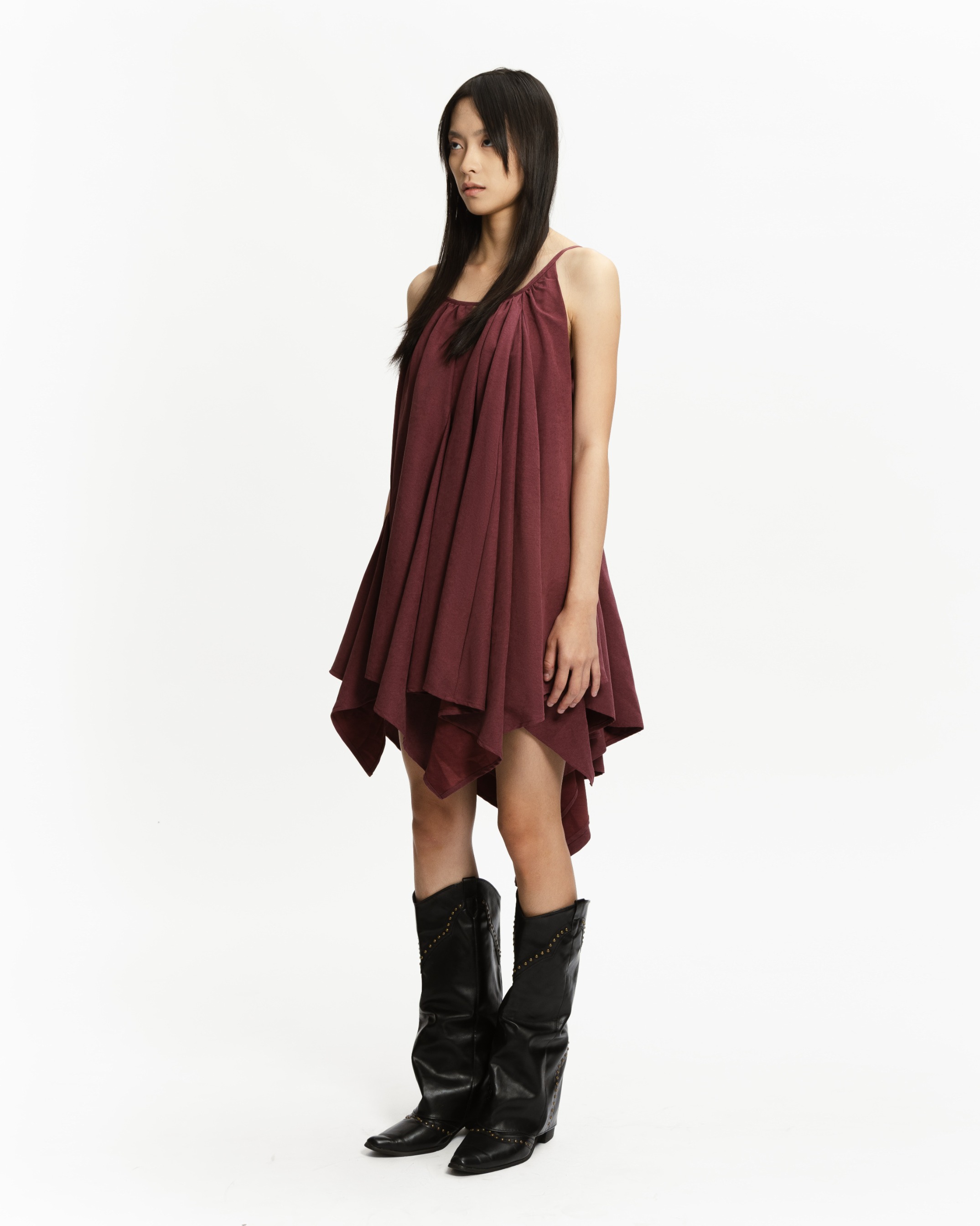 ORBIT GODET DRESS