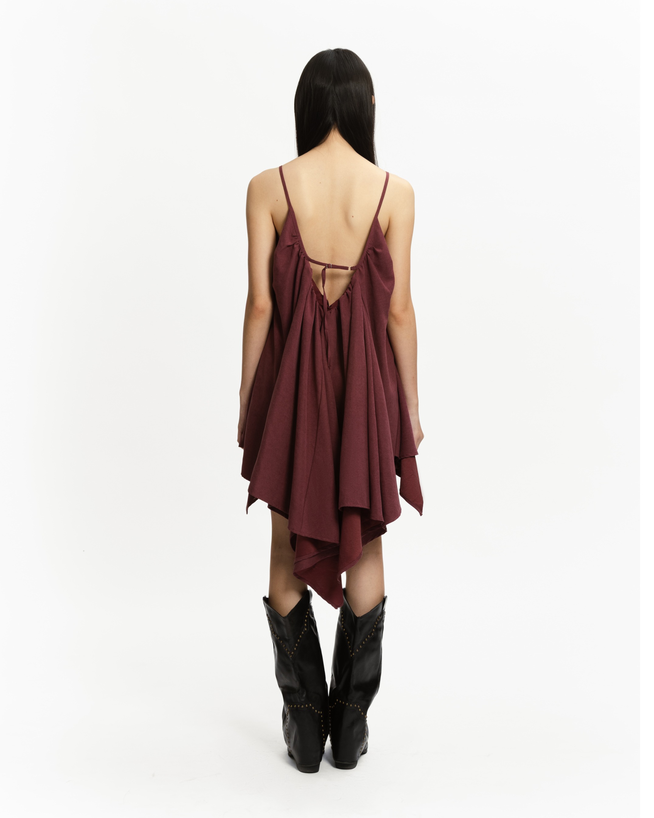 ORBIT GODET DRESS