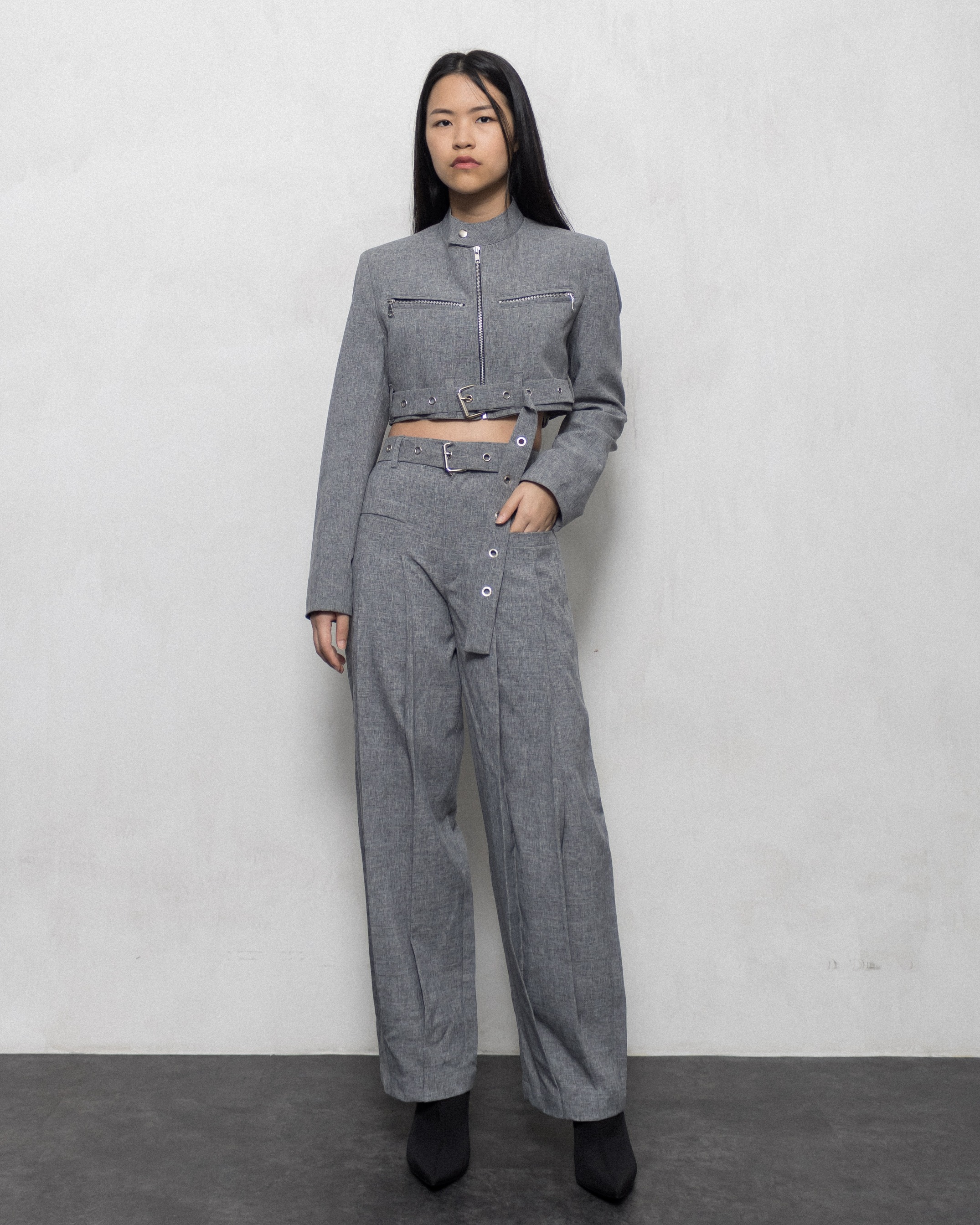 DOUBLE PLEATED TROUSERS
