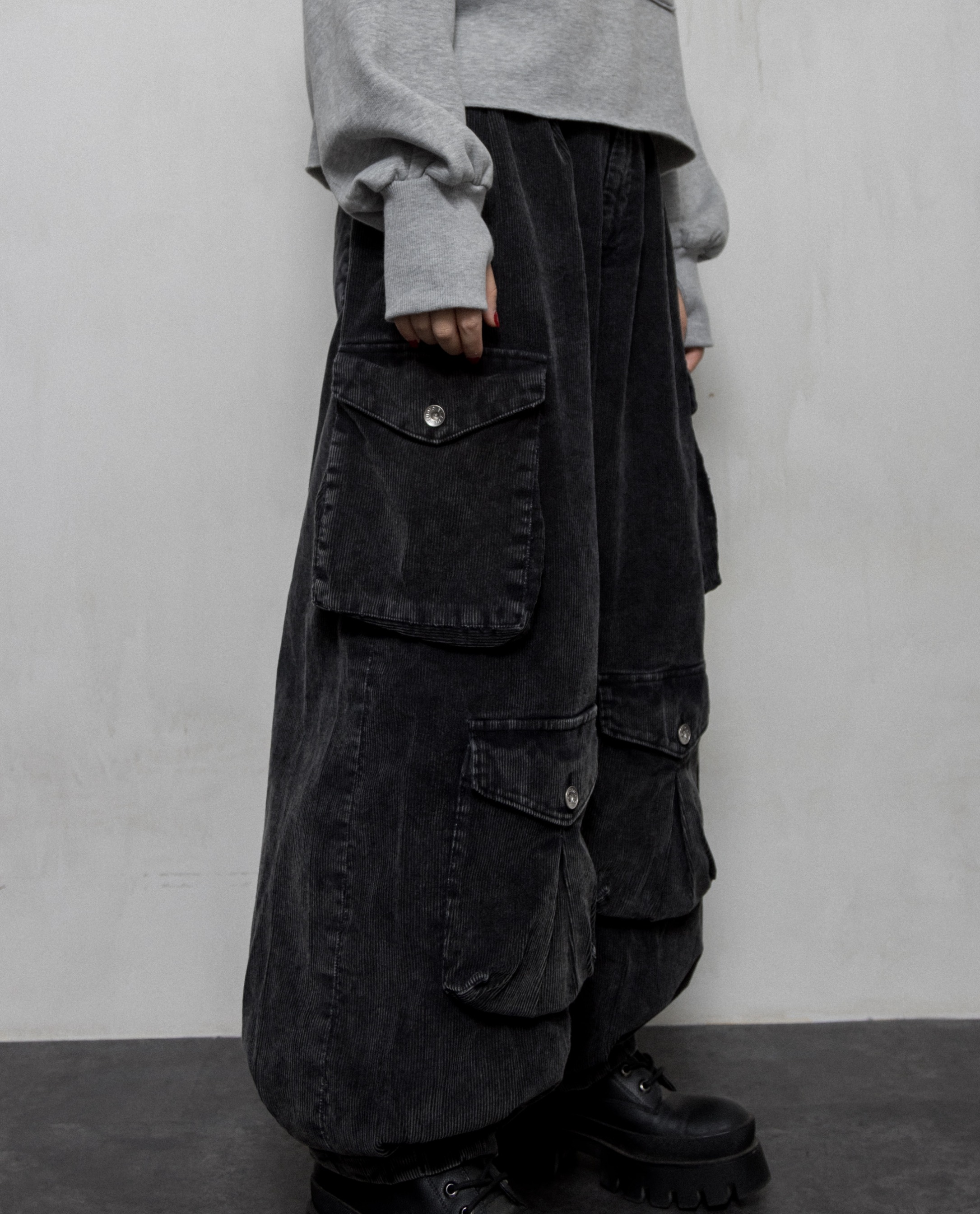 BALLOON CARGO PANTS - VINTAGE WASH