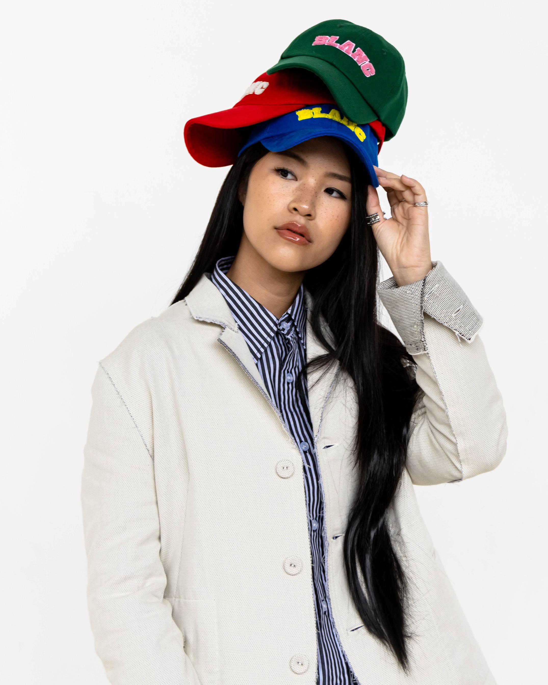 BLANC UNI CAP - BLUE