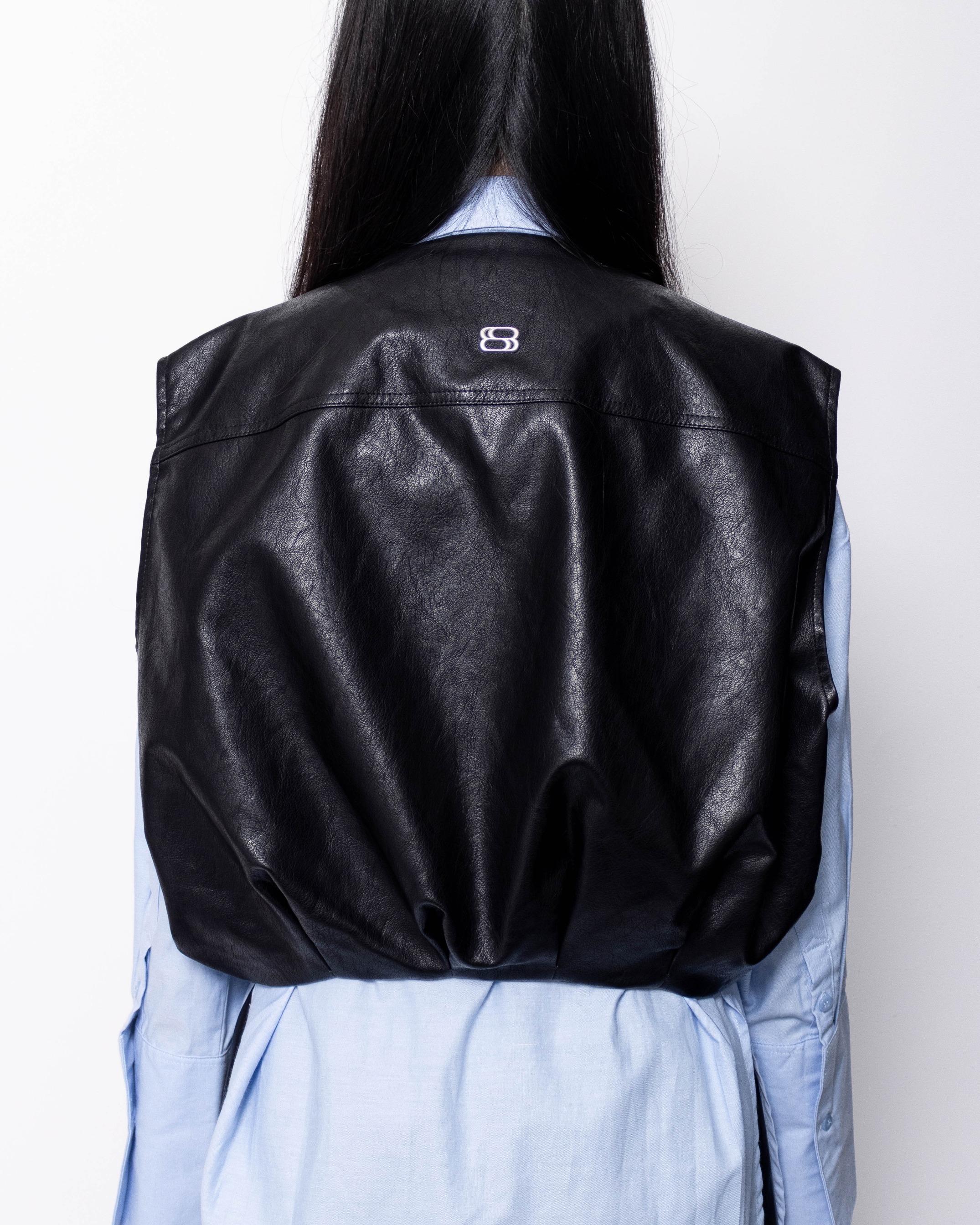 BALLOON LEATHER VEST