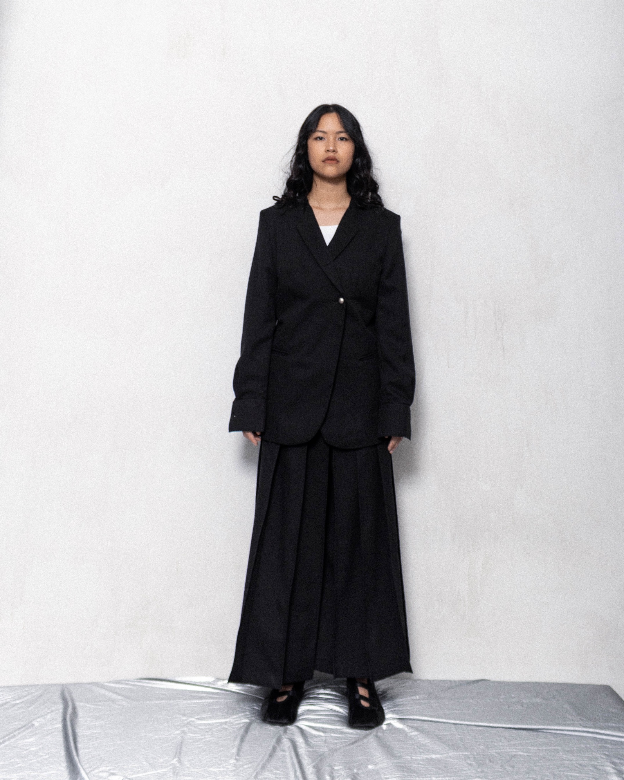 MAJOR OVERLAP BLAZER - MIDNIGHT