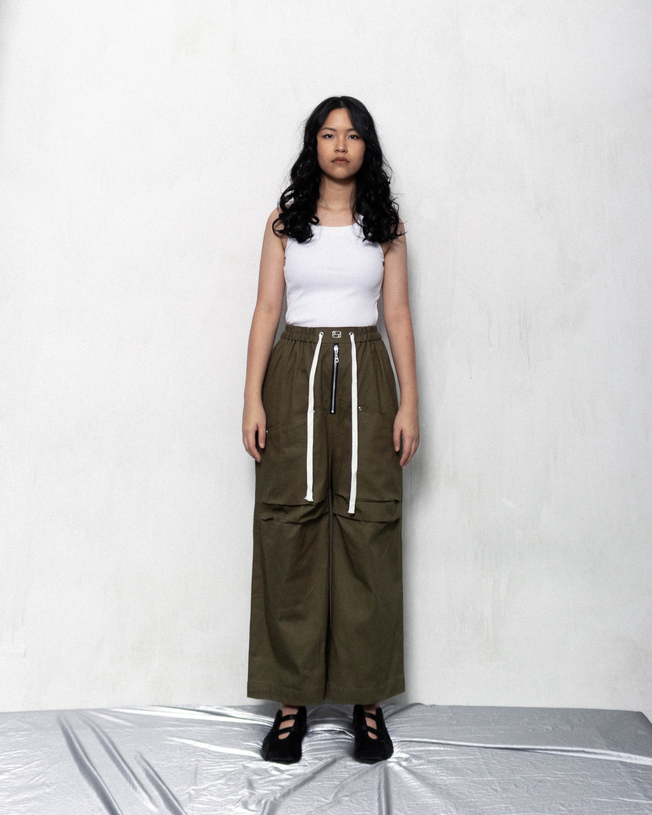 SYMETRY CARGO PANTS - ARMY 