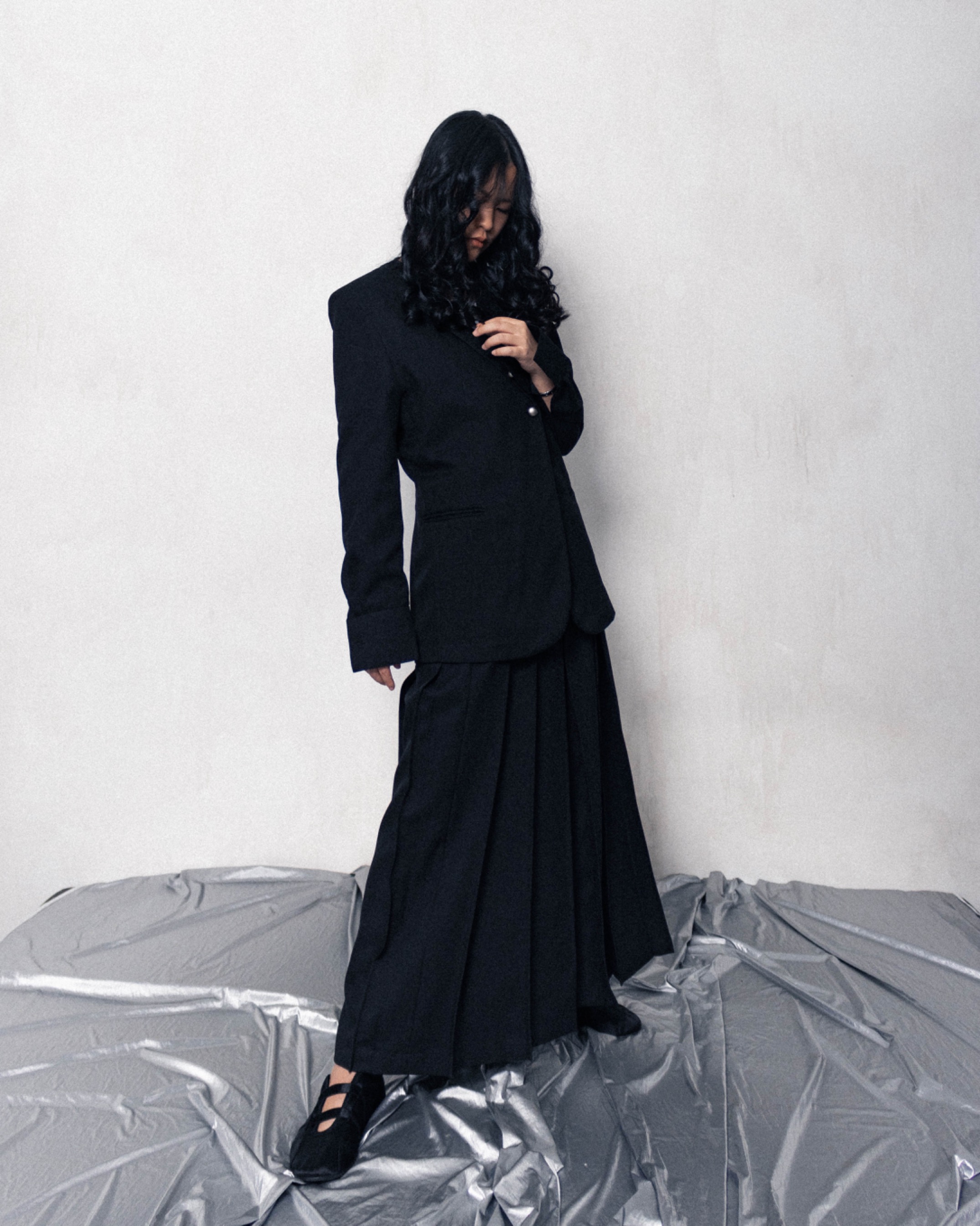 MAJOR OVERLAP BLAZER - MIDNIGHT