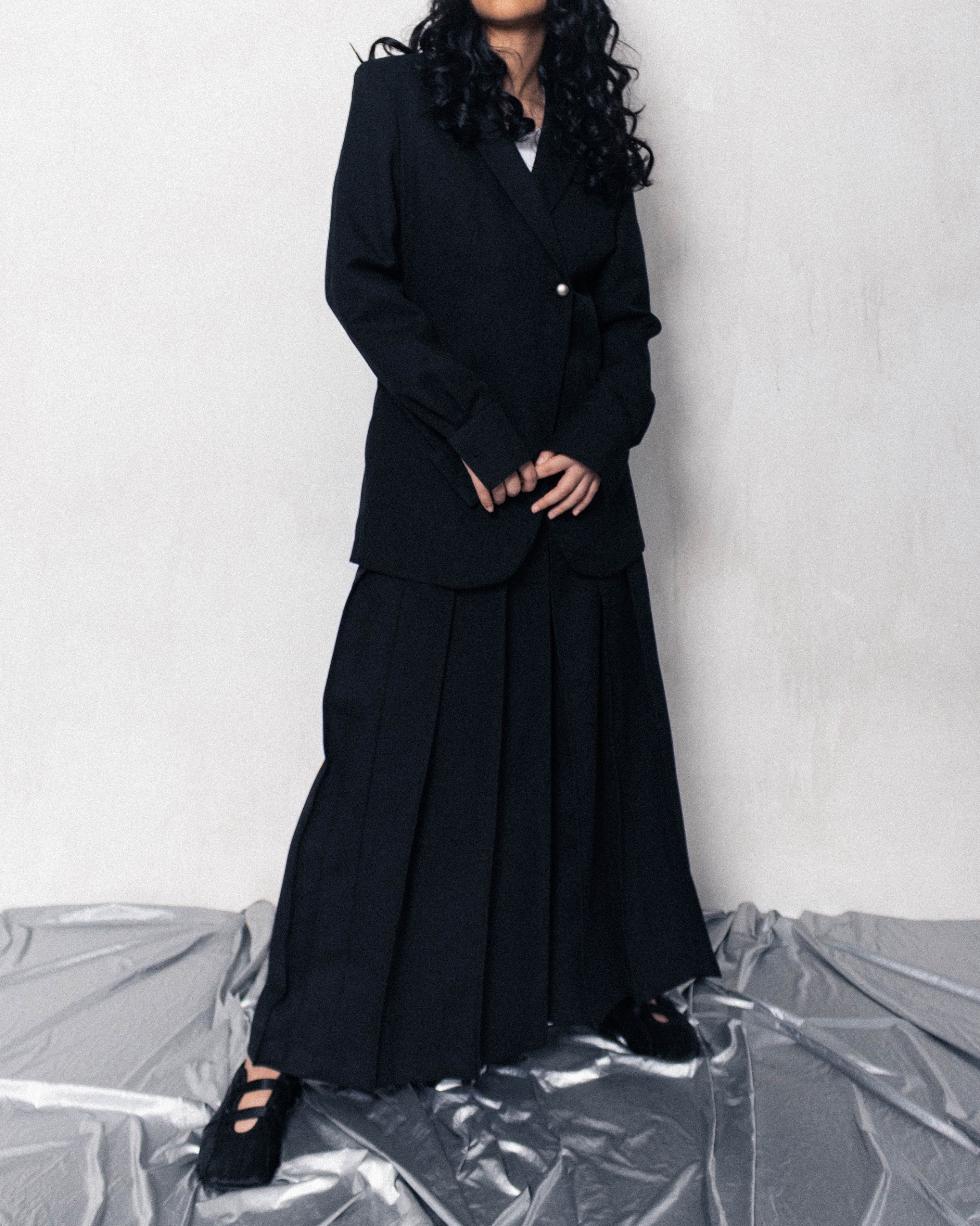 MAJOR OVERLAP BLAZER - MIDNIGHT