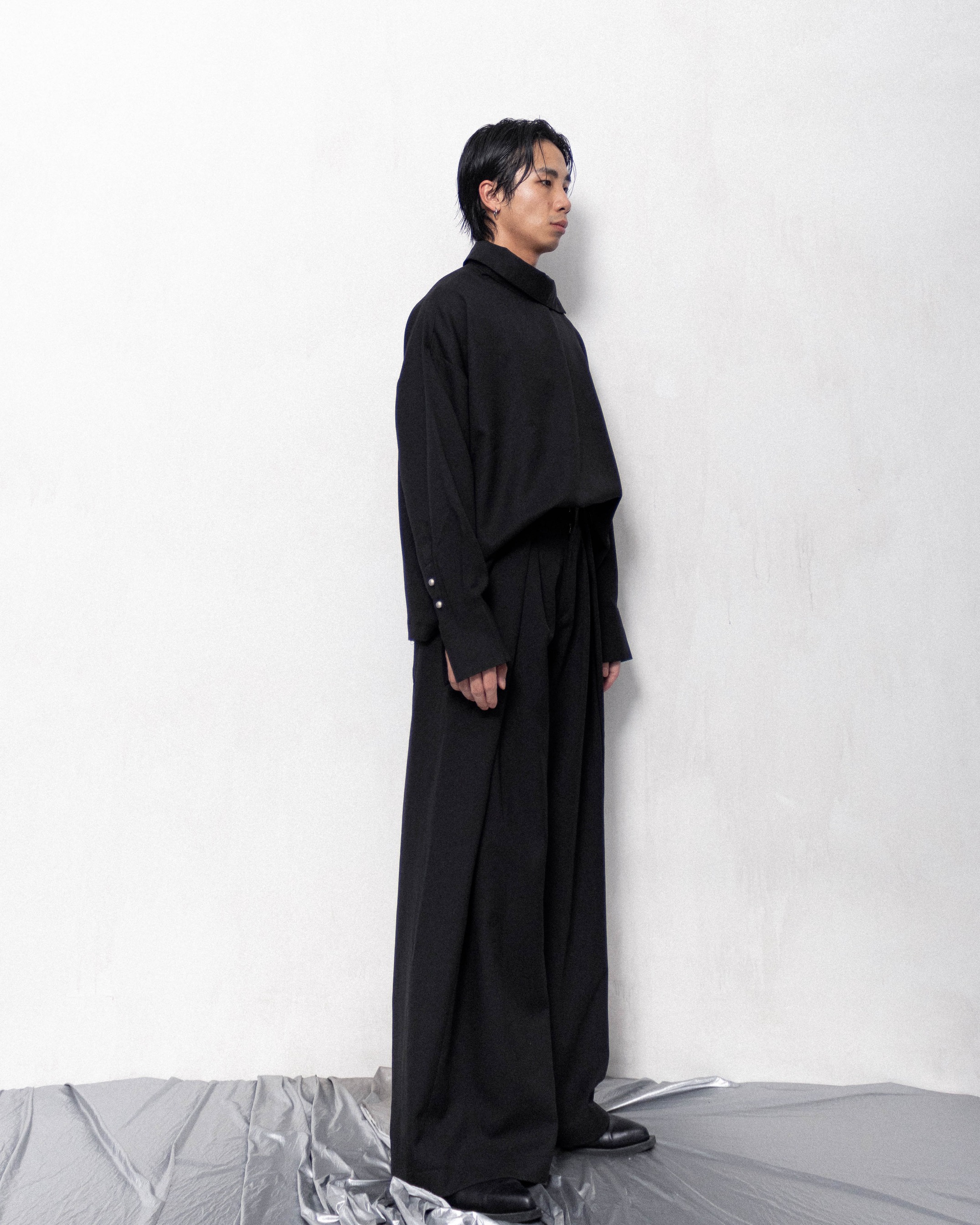 MAJOR OVERSIZE TOP - BLACK