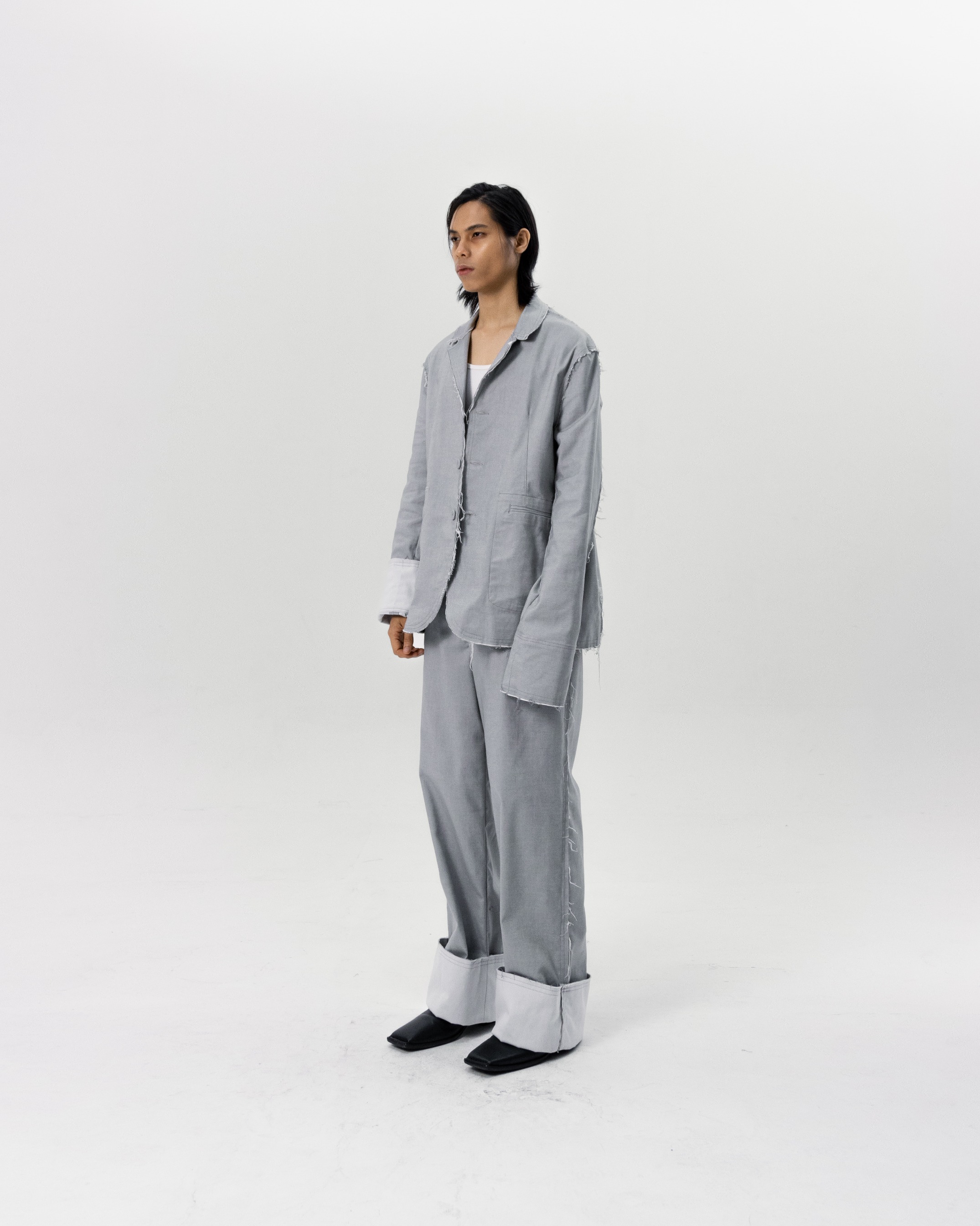 ASSEMBLY RELAX BLAZER - LIGHT GRAY