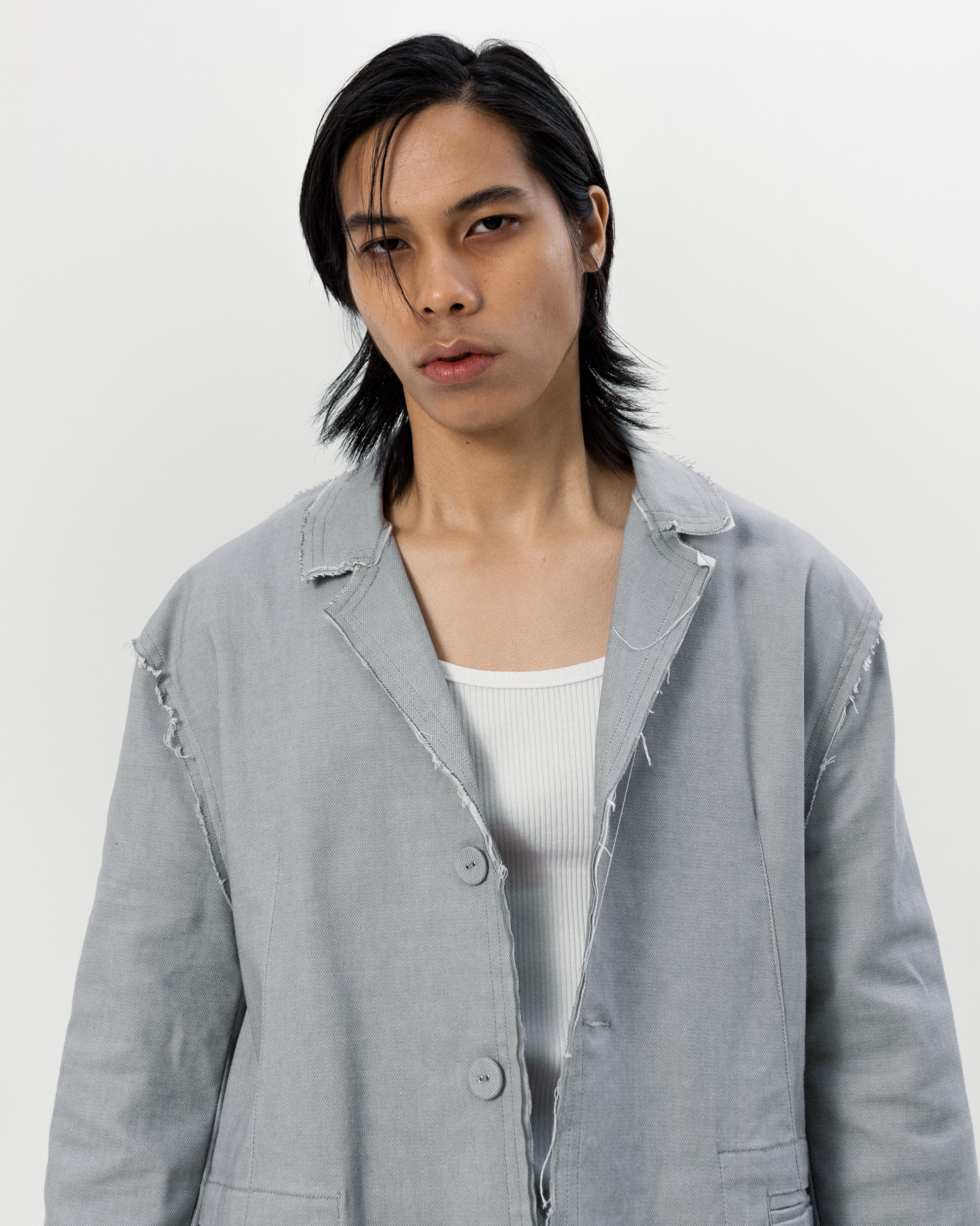 ASSEMBLY RELAX BLAZER - LIGHT GRAY
